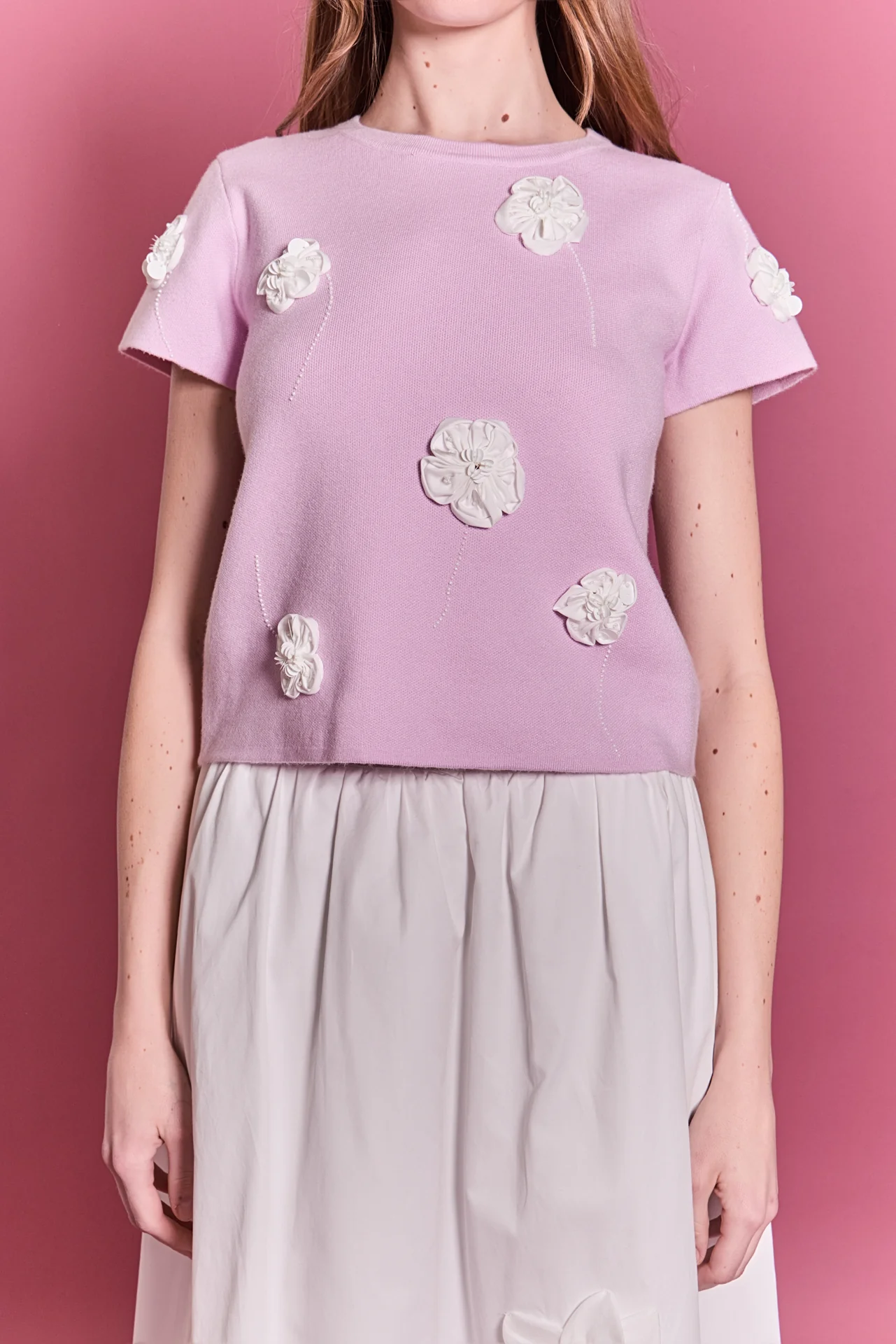 3D Flower Knit Top - Image 9