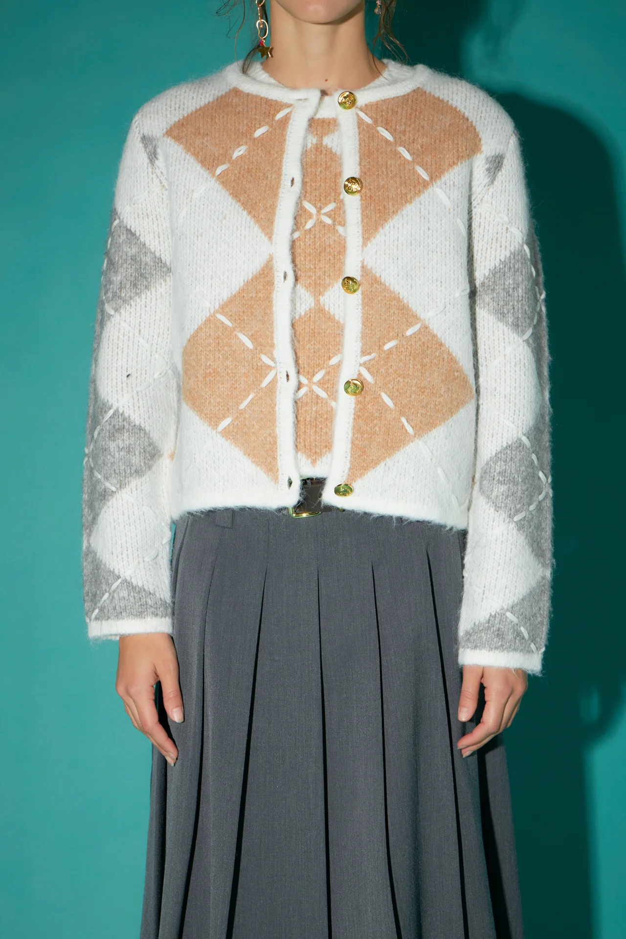 Argyle Cardigan - Image 8