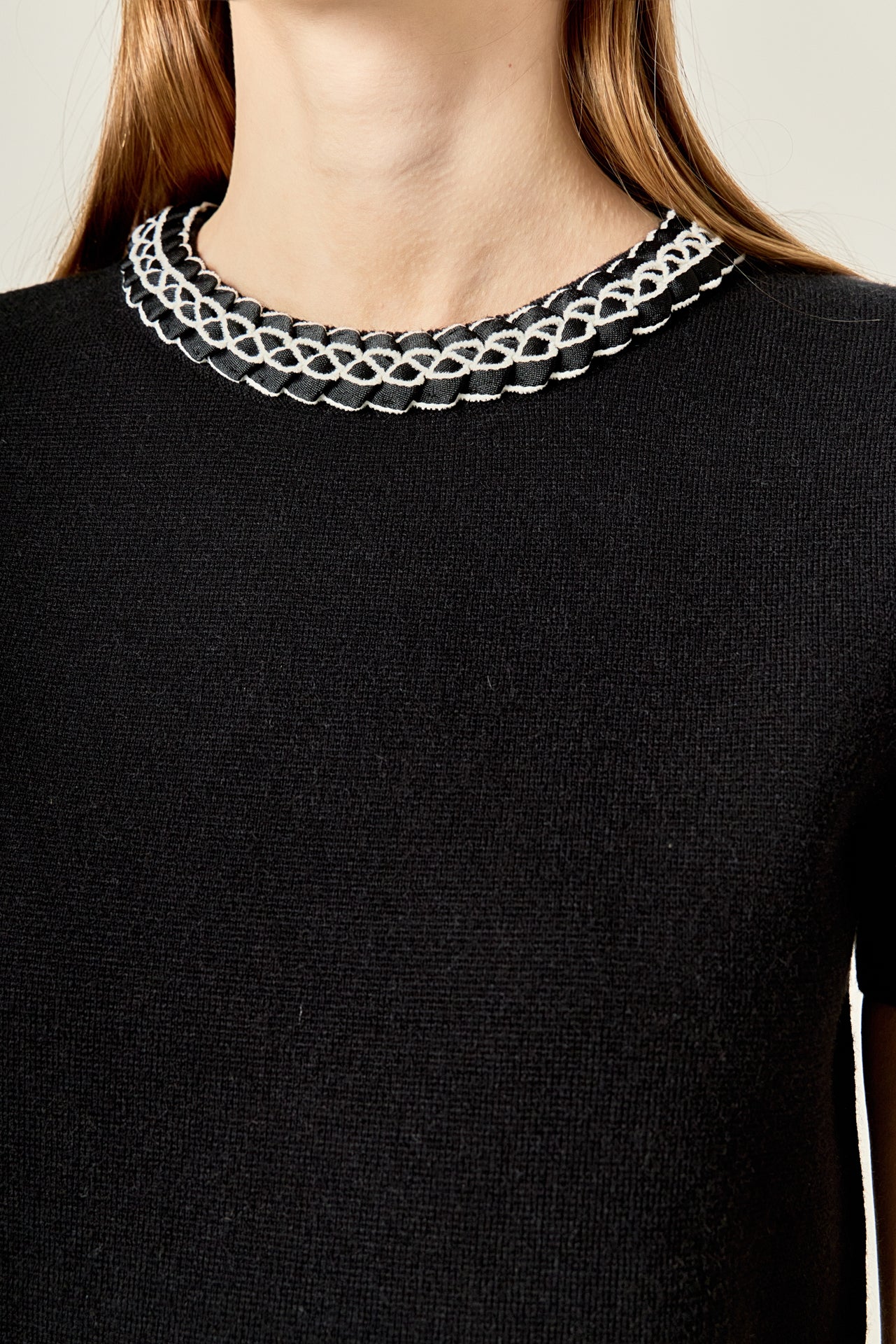 Braided Detail Knit Top - Image 3