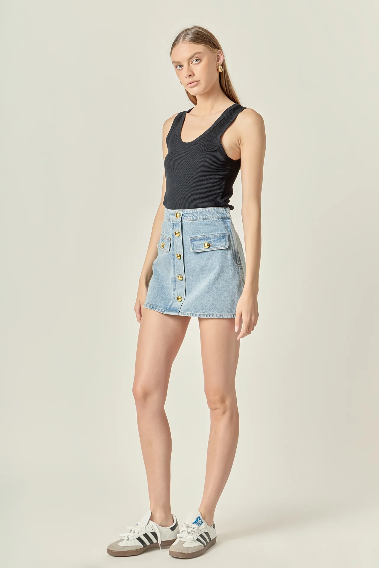 Delilah Denim Mini Skirt - Image 3