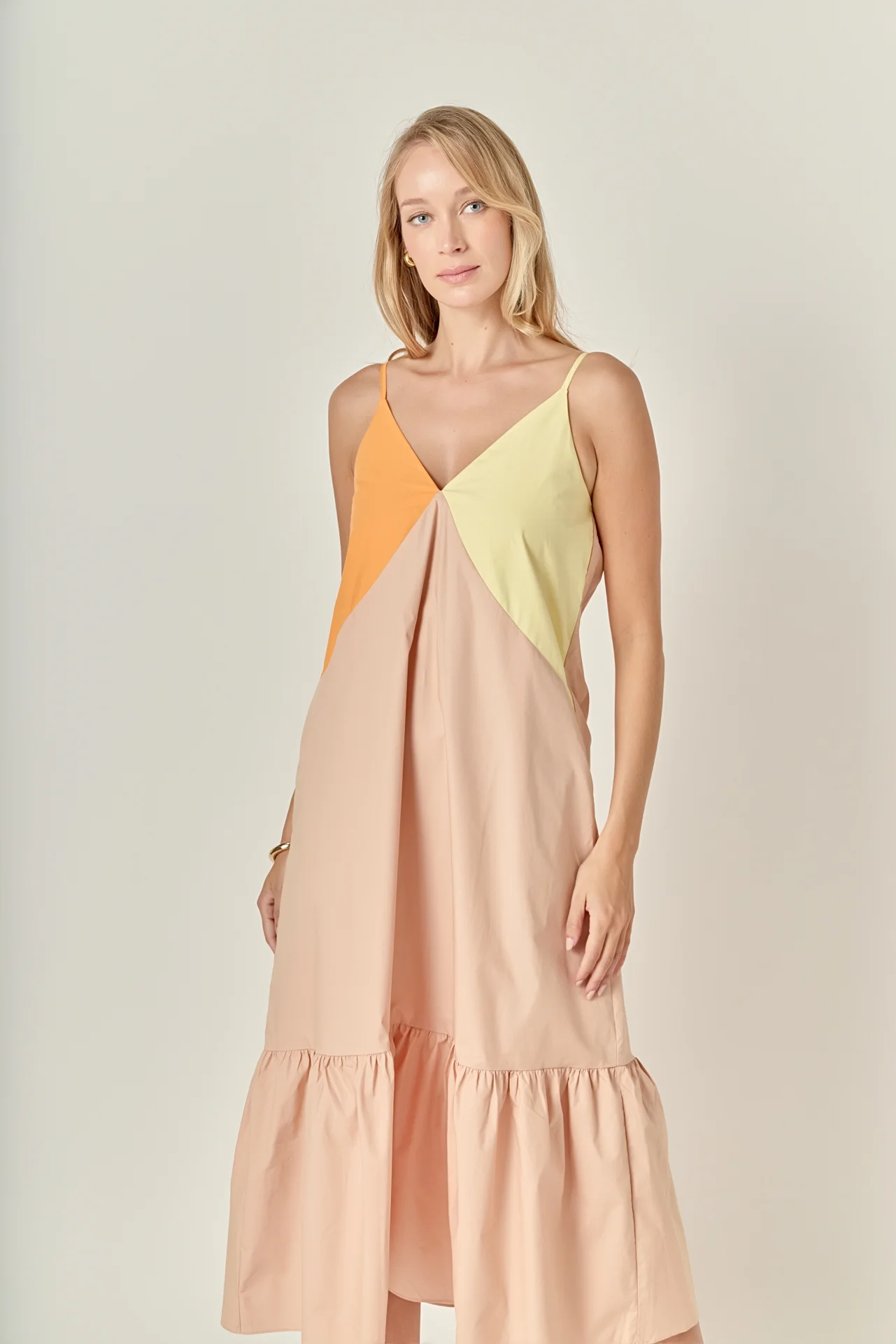 Color Block Maxi Dress - Image 11