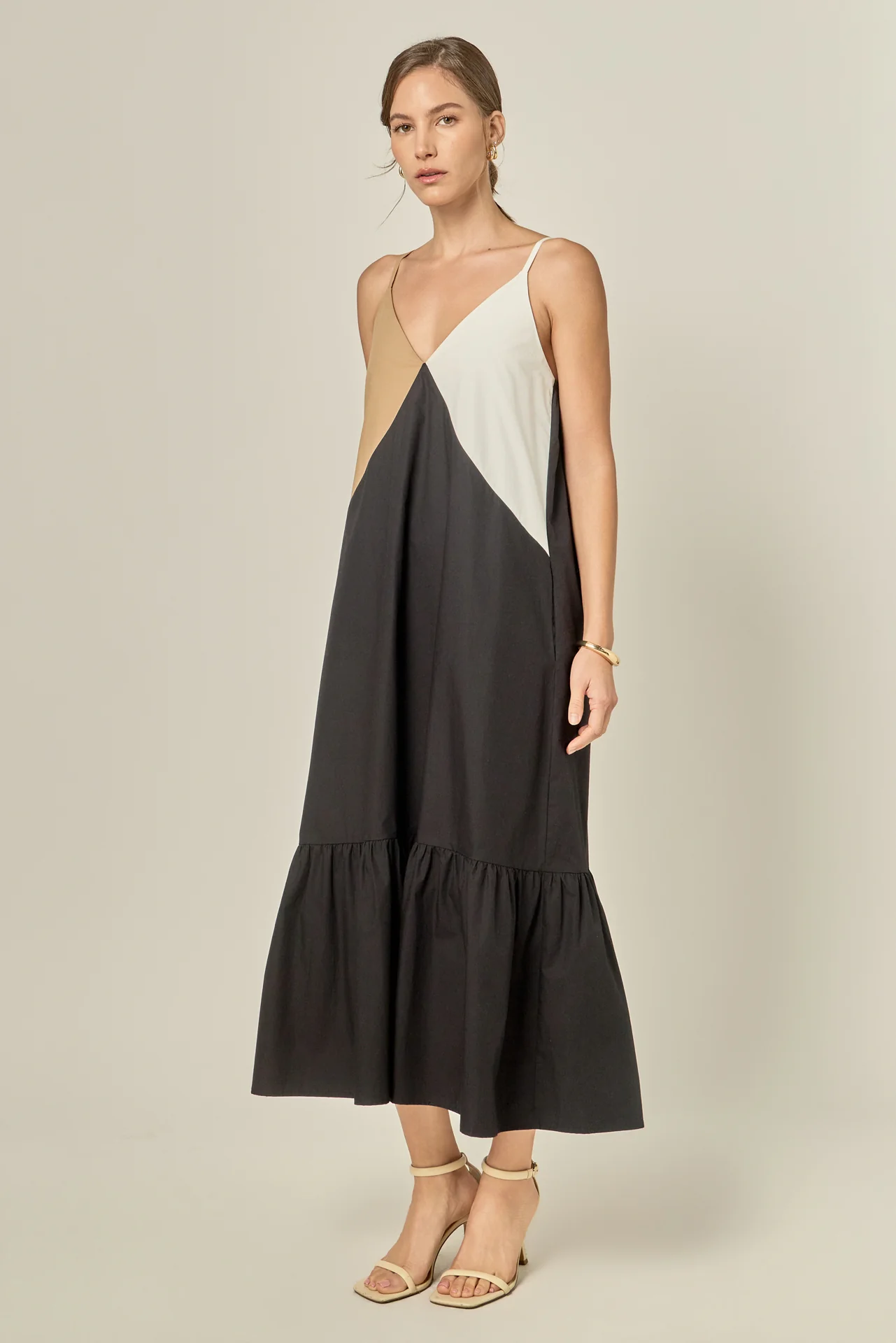 Color Block Maxi Dress - Image 4