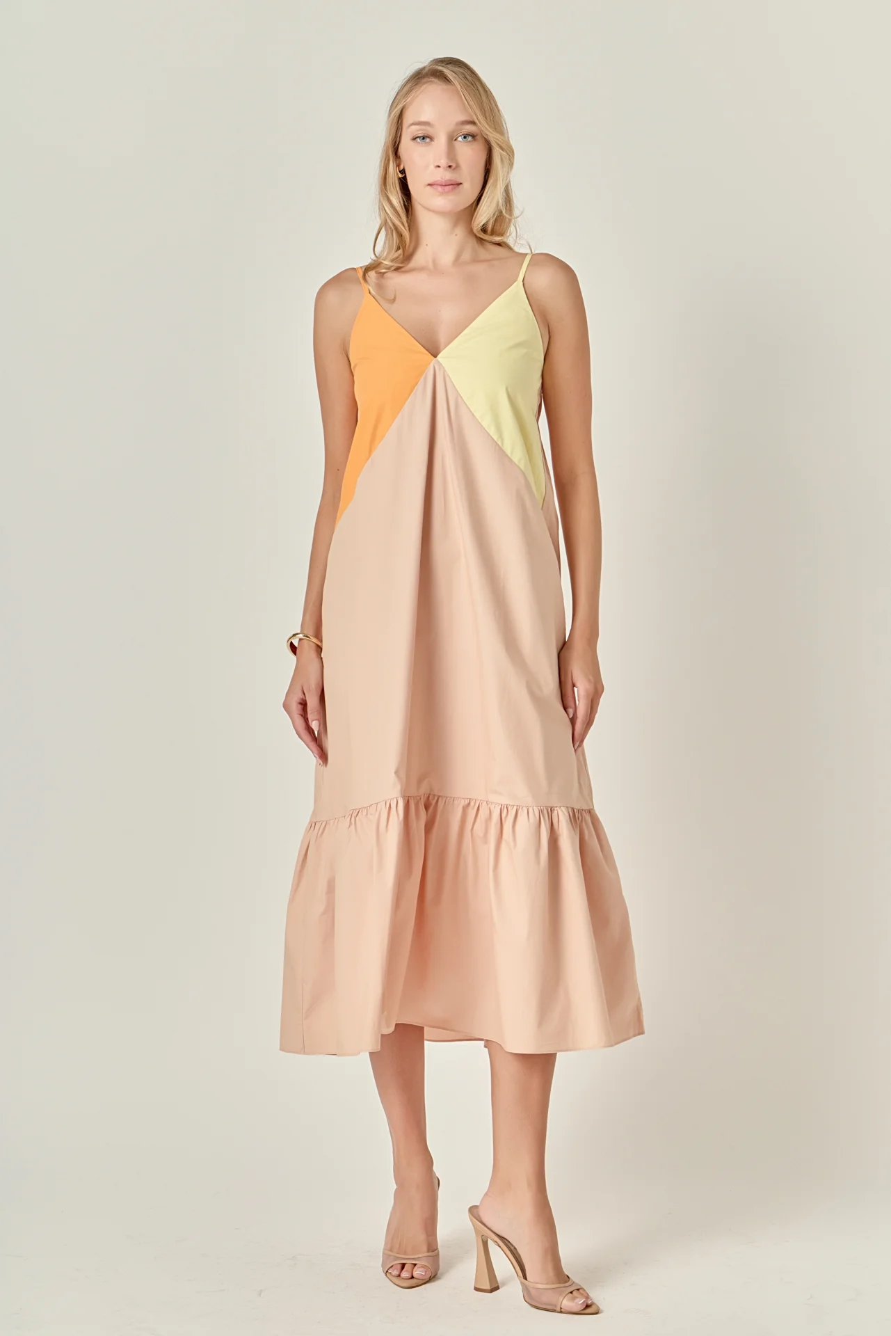 Color Block Maxi Dress - Image 7