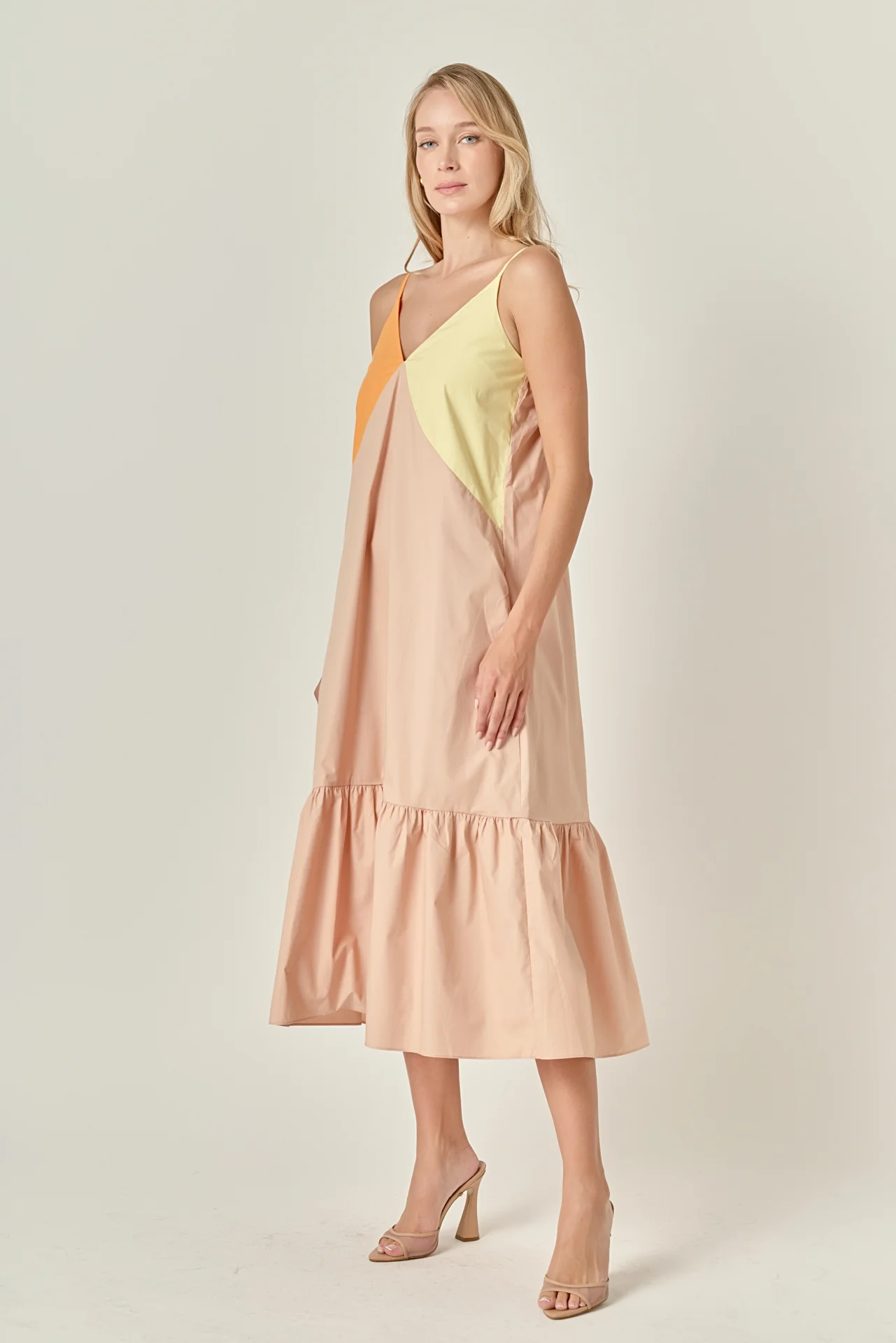 Color Block Maxi Dress - Image 9