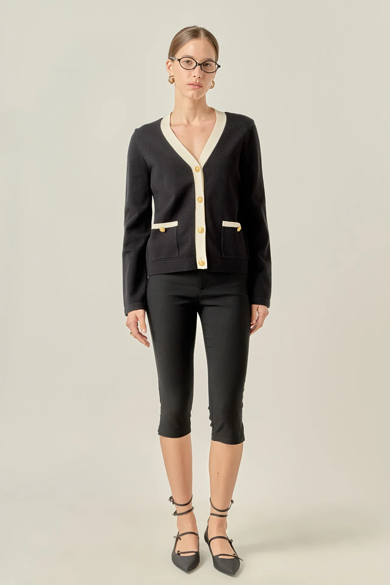 Colorblock Knit Cardigan - Image 3