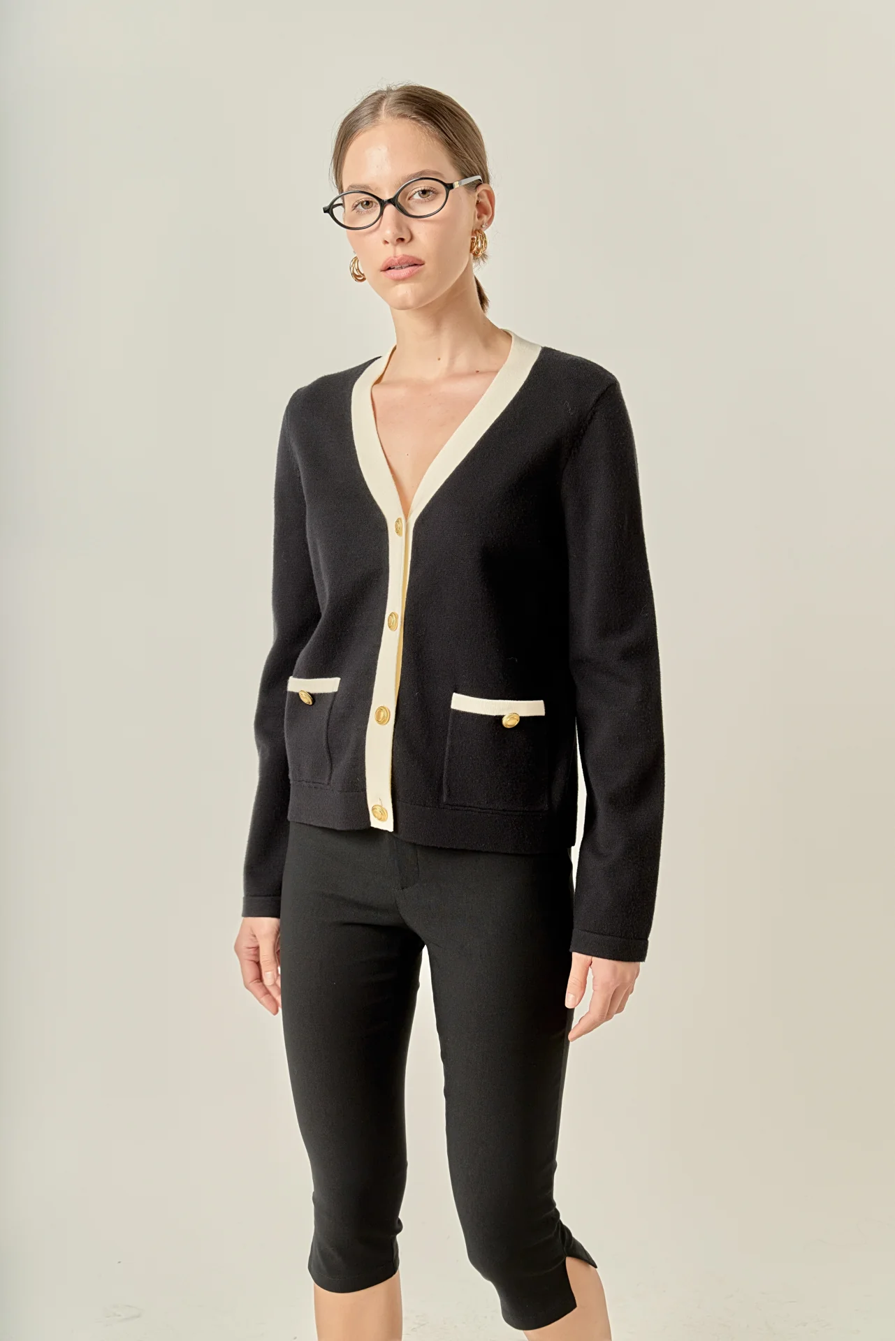 Colorblock Knit Cardigan - Image 5