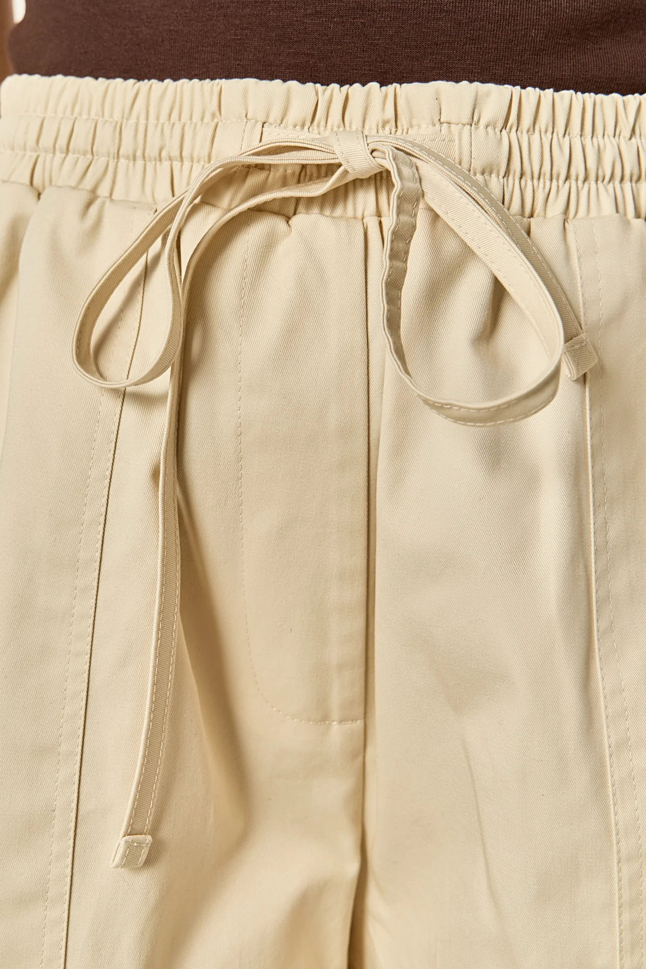 Cotton Drawstring Shorts - Image 3