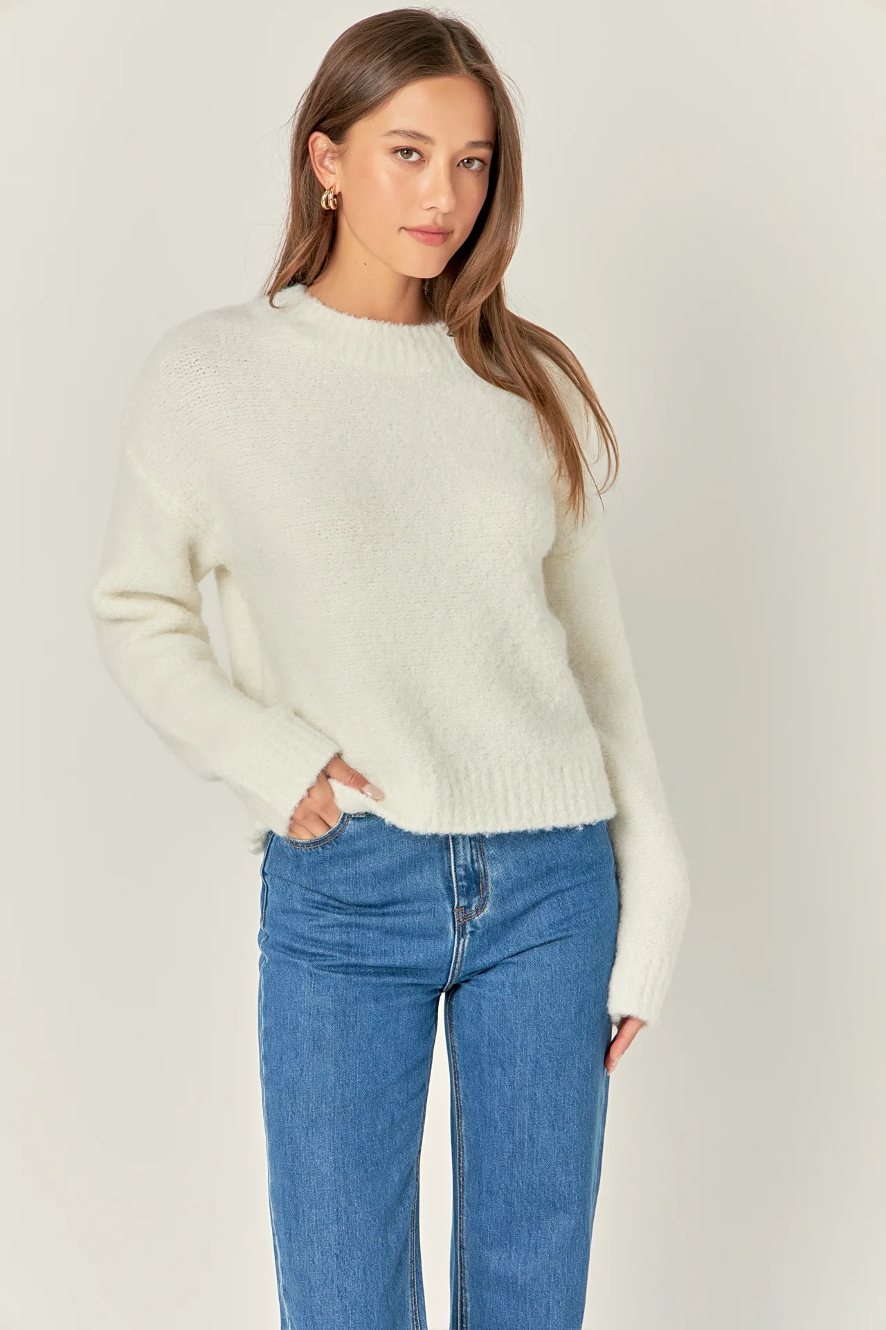 Cozy Roundneck Sweater - Image 42