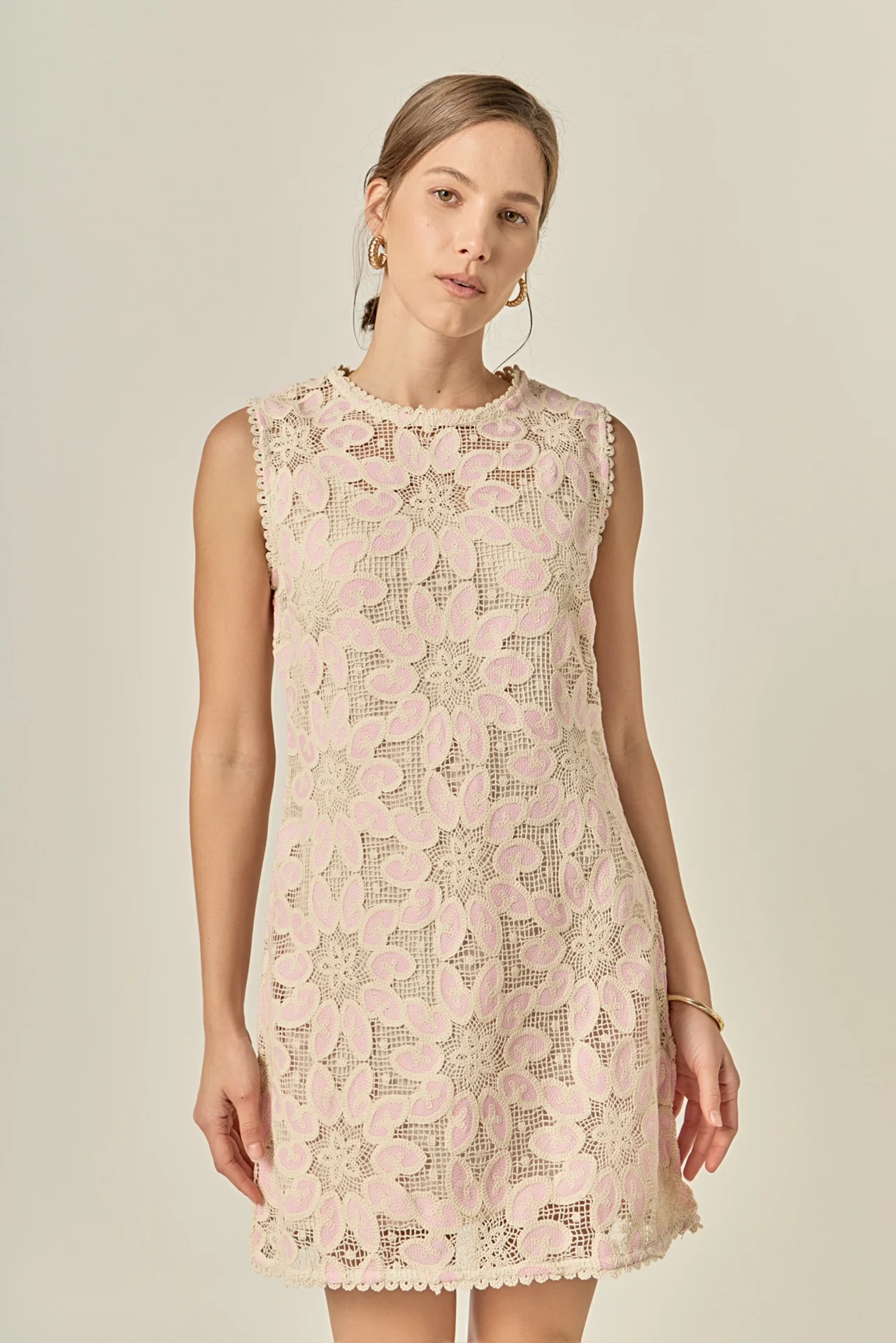 Stella Crochet Mini Dress - Image 7