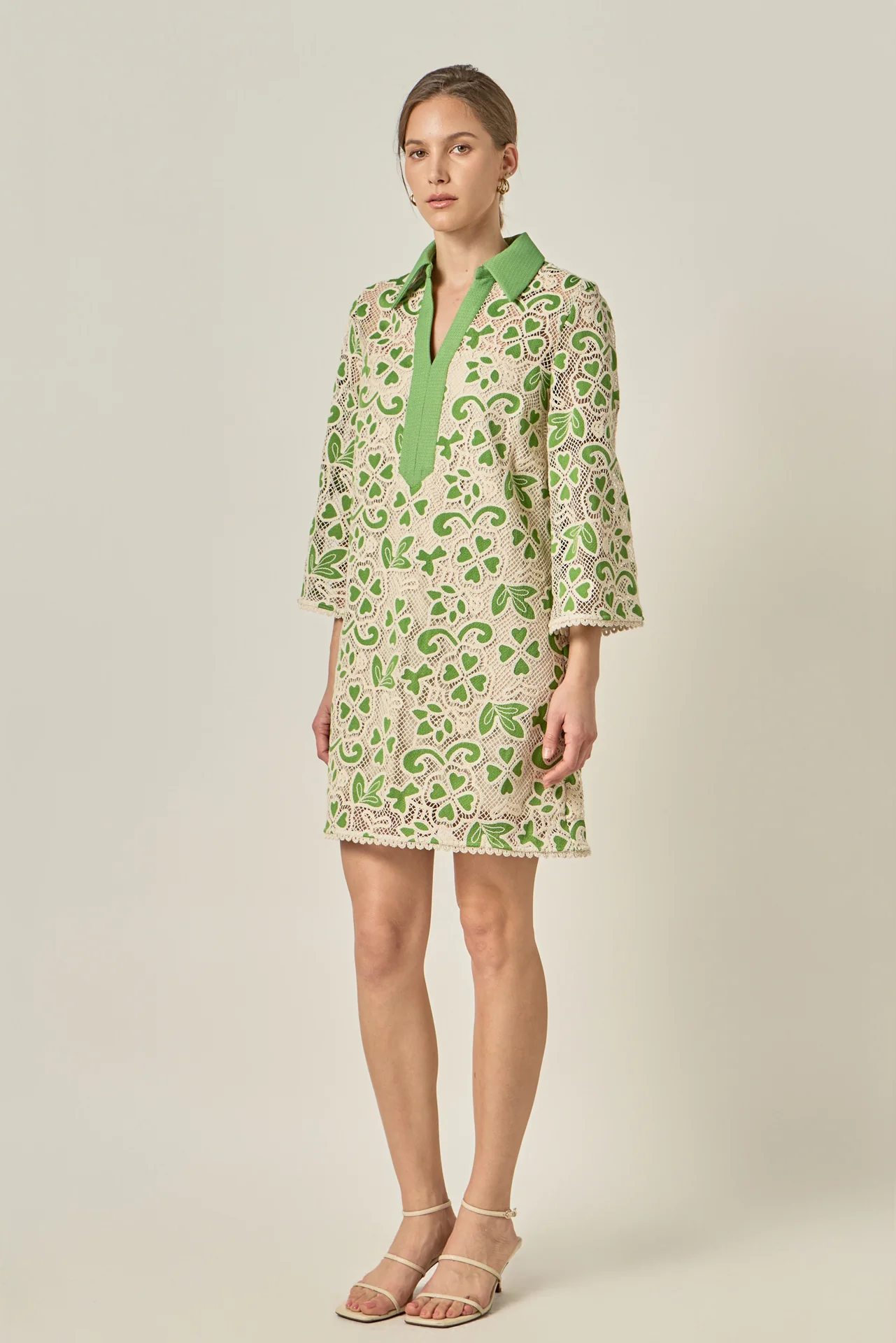 Francine Embroidered Dress - Image 4