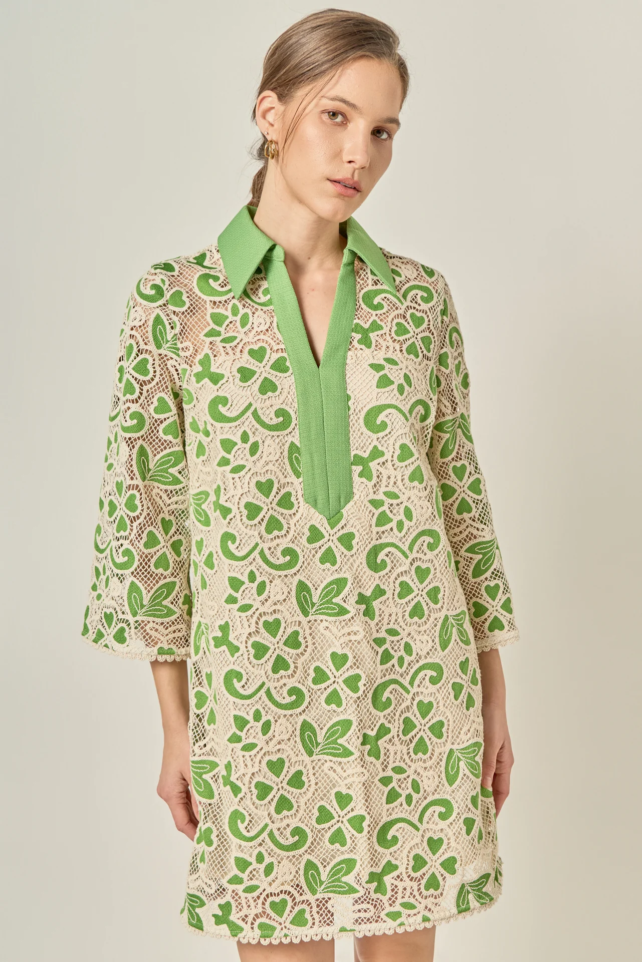 Francine Embroidered Dress - Image 6
