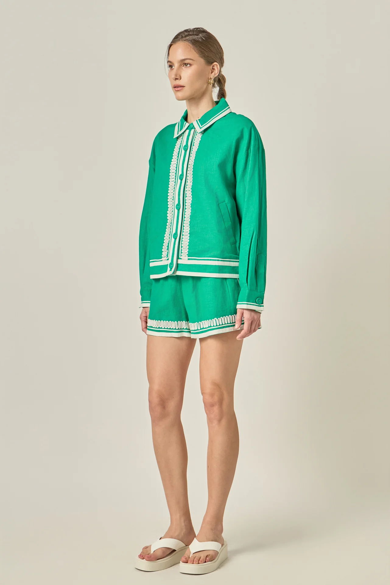 The Giselle Embroidered Jacket - Image 4