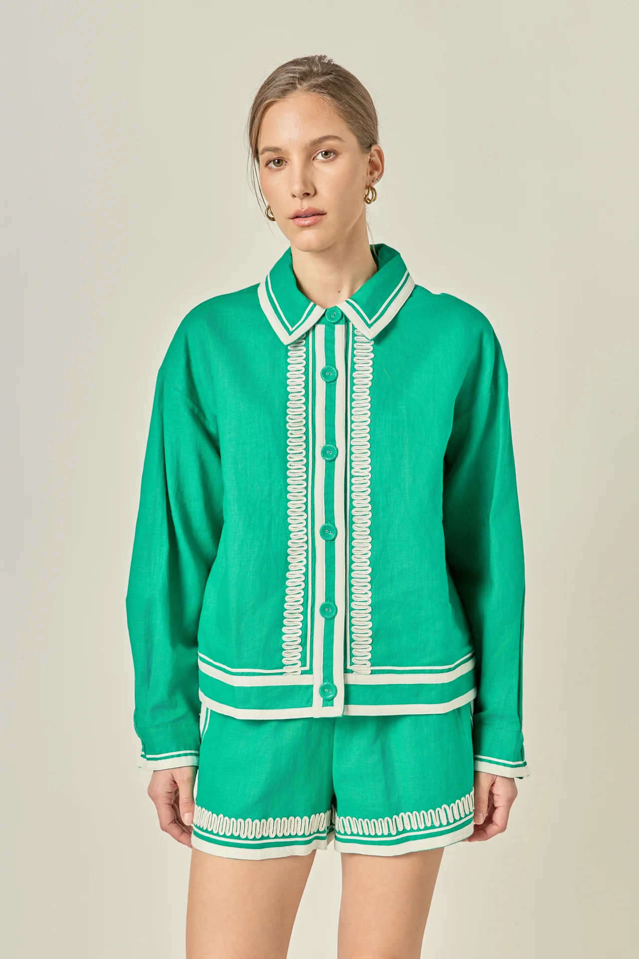 The Giselle Embroidered Jacket - Image 6