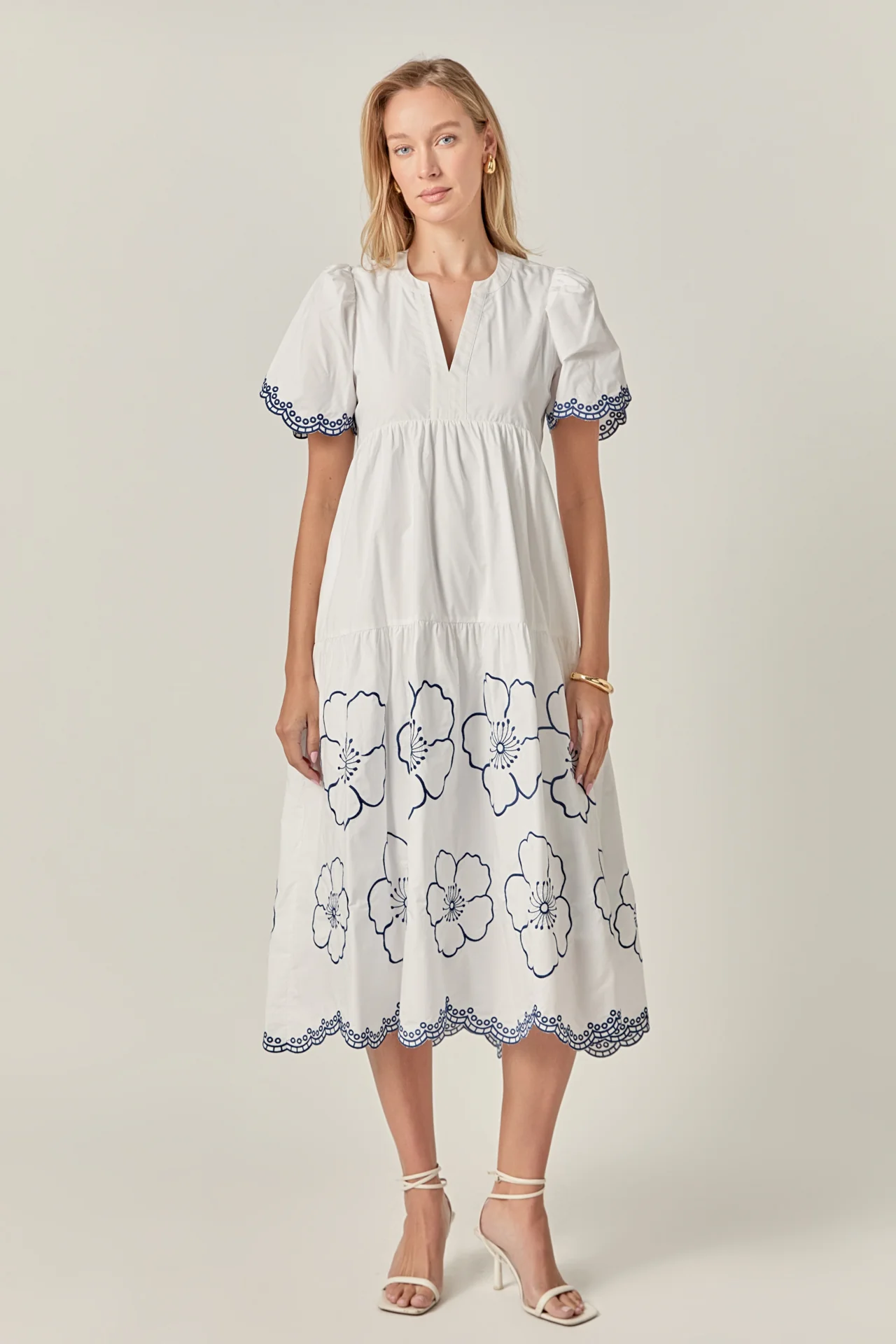 Blossom Edge Midi Dress - Image 5