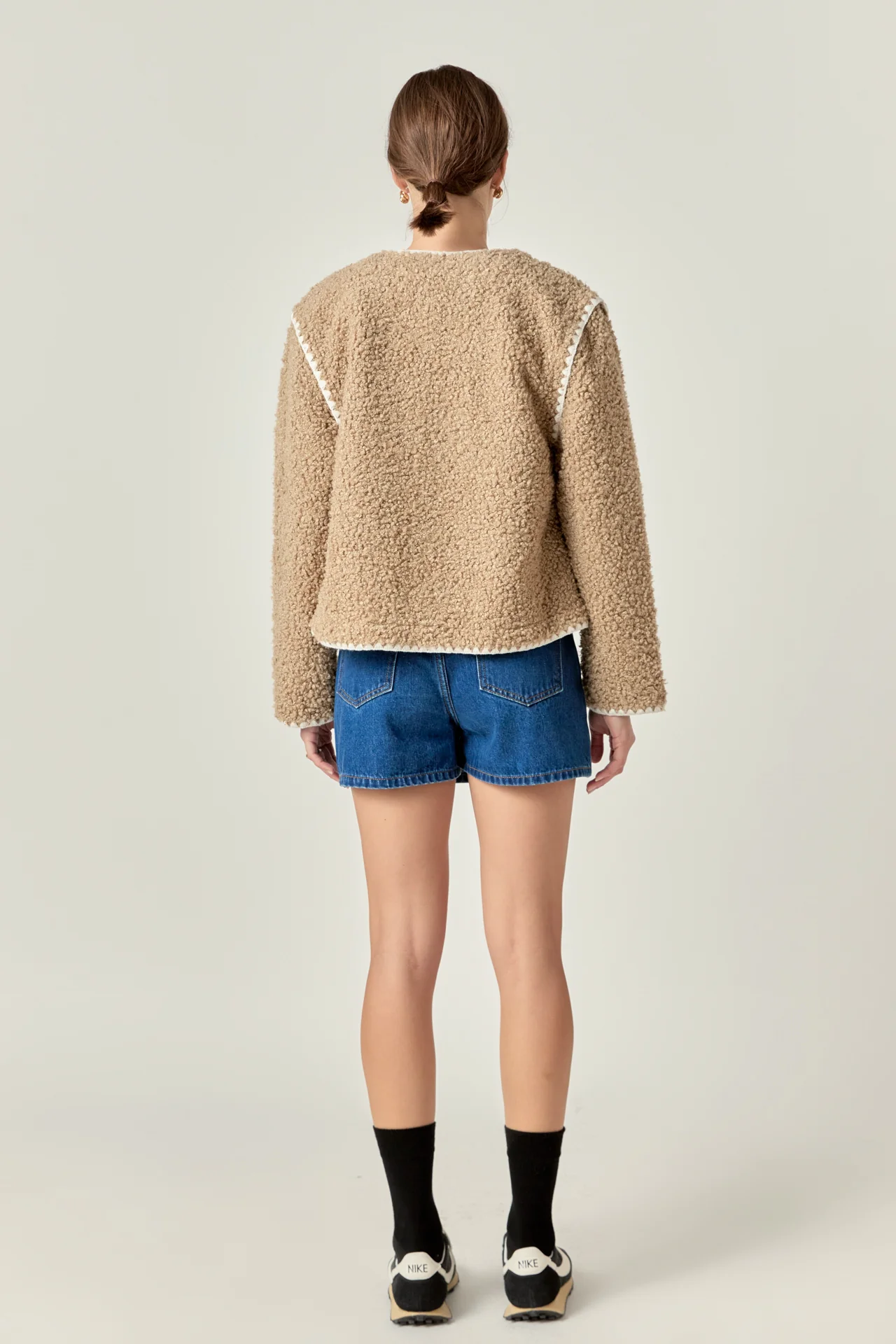 Premium Faux Shearling Jacket - Image 15