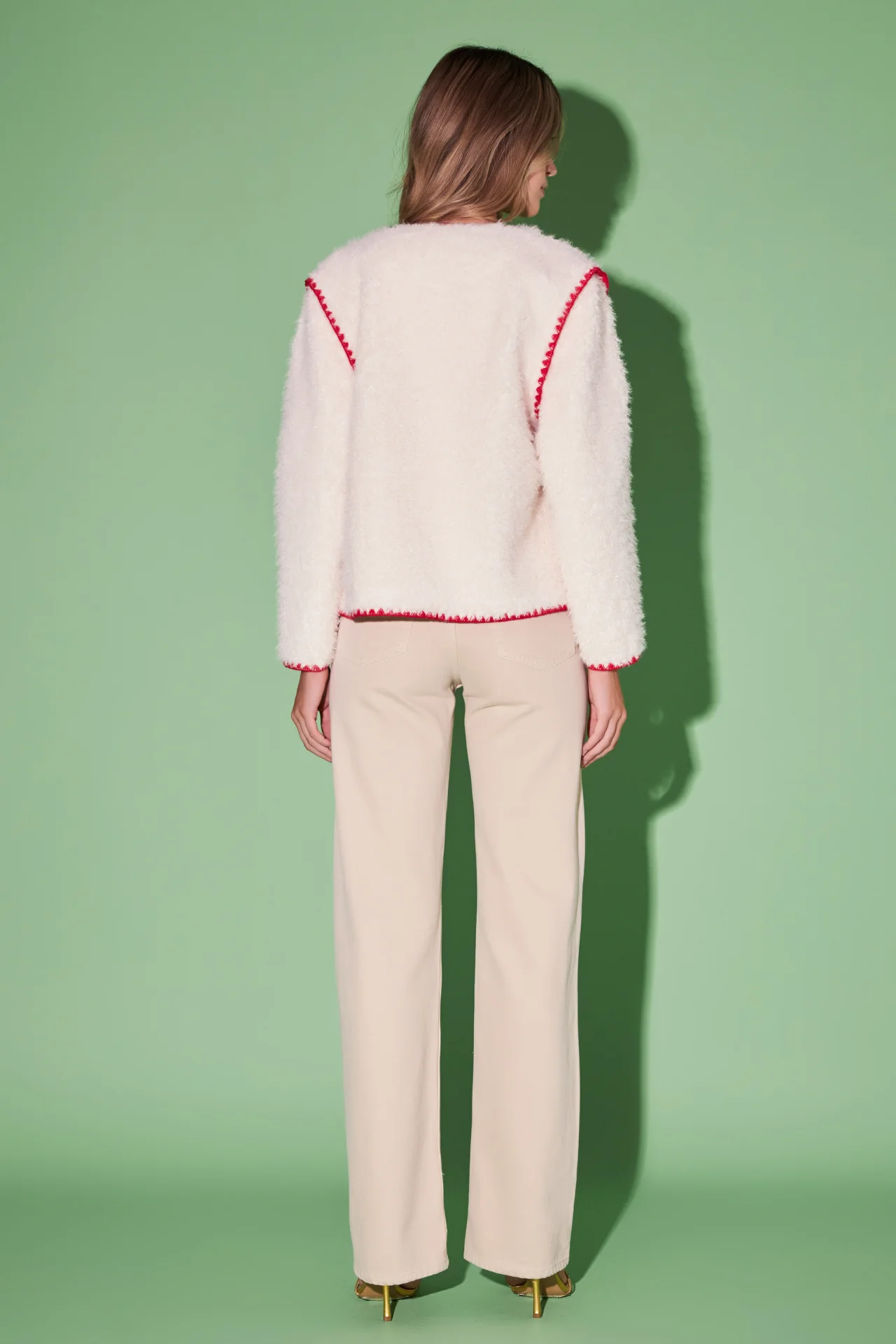 Premium Faux Shearling Jacket - Image 20