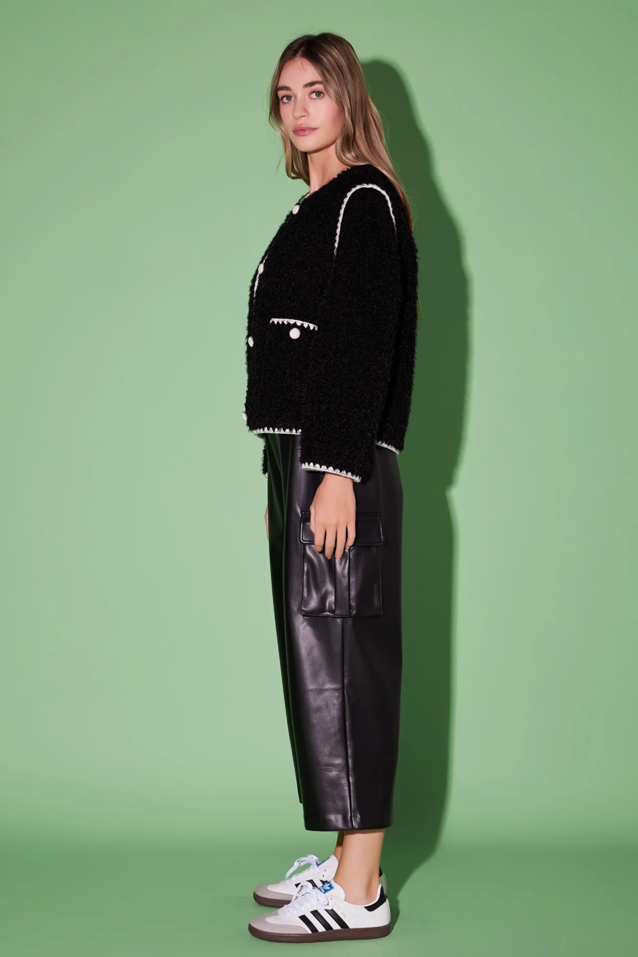 Premium Faux Shearling Jacket - Image 24