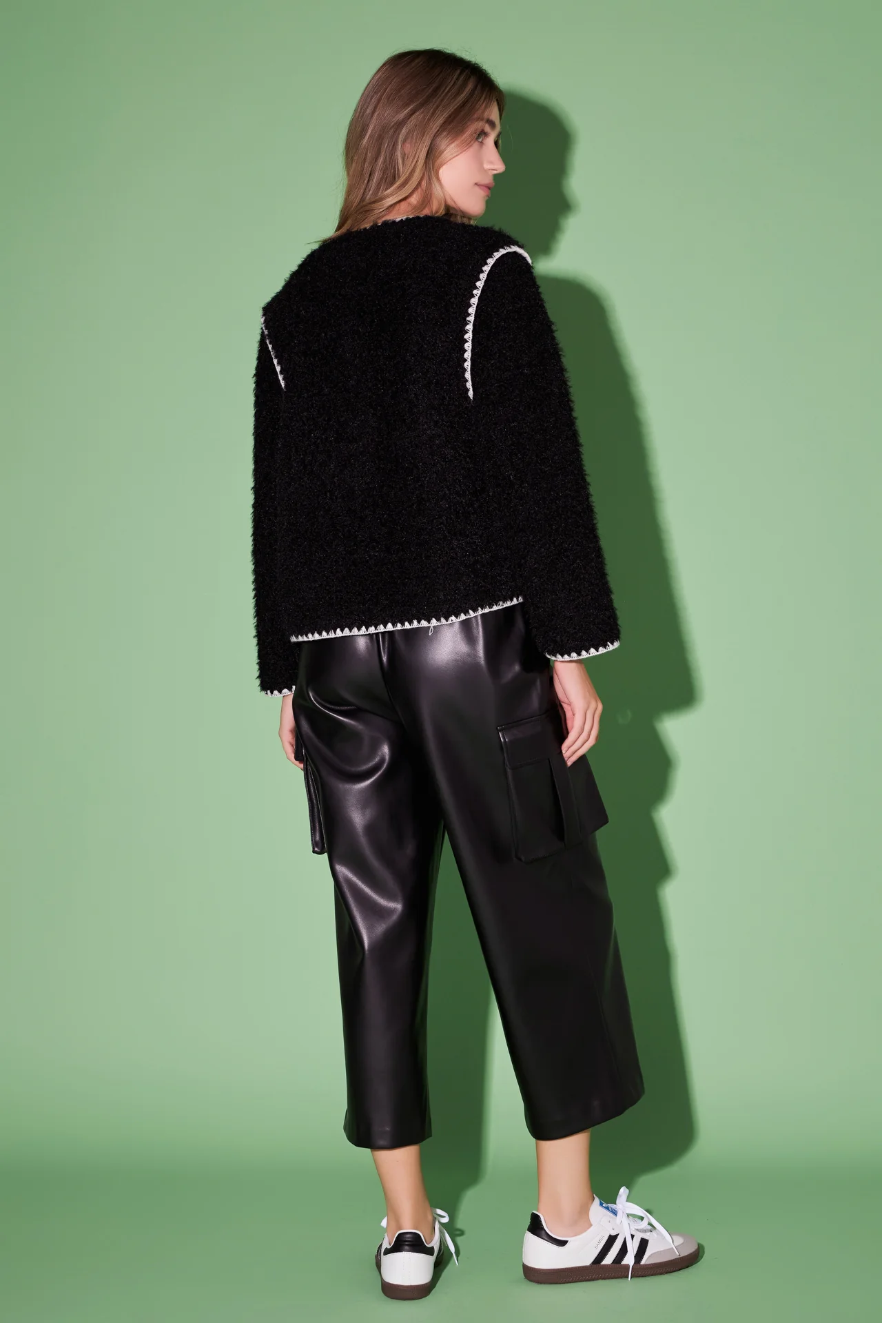 Premium Faux Shearling Jacket - Image 25