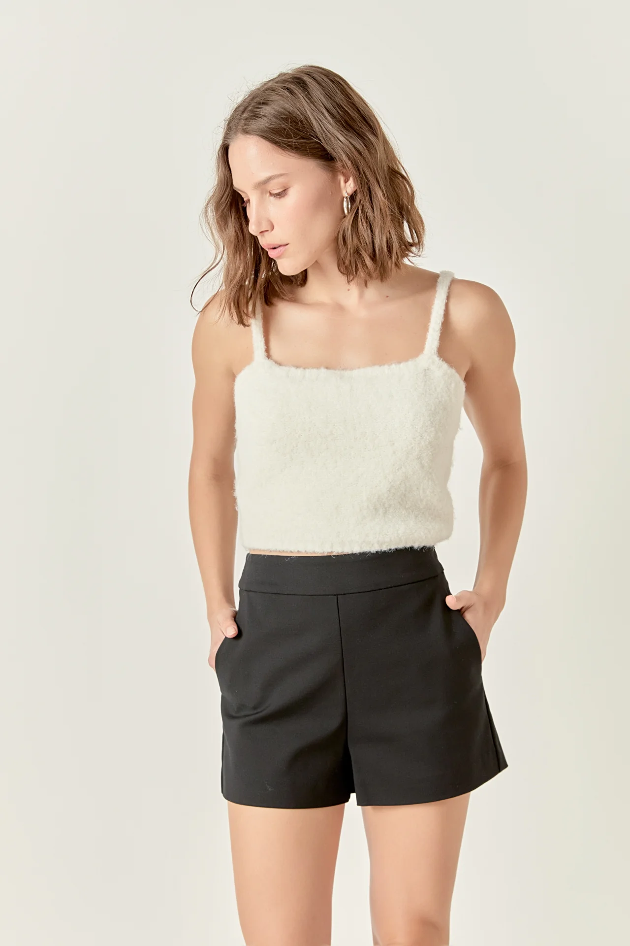 Fuzzy Crop Tank Top - Image 5