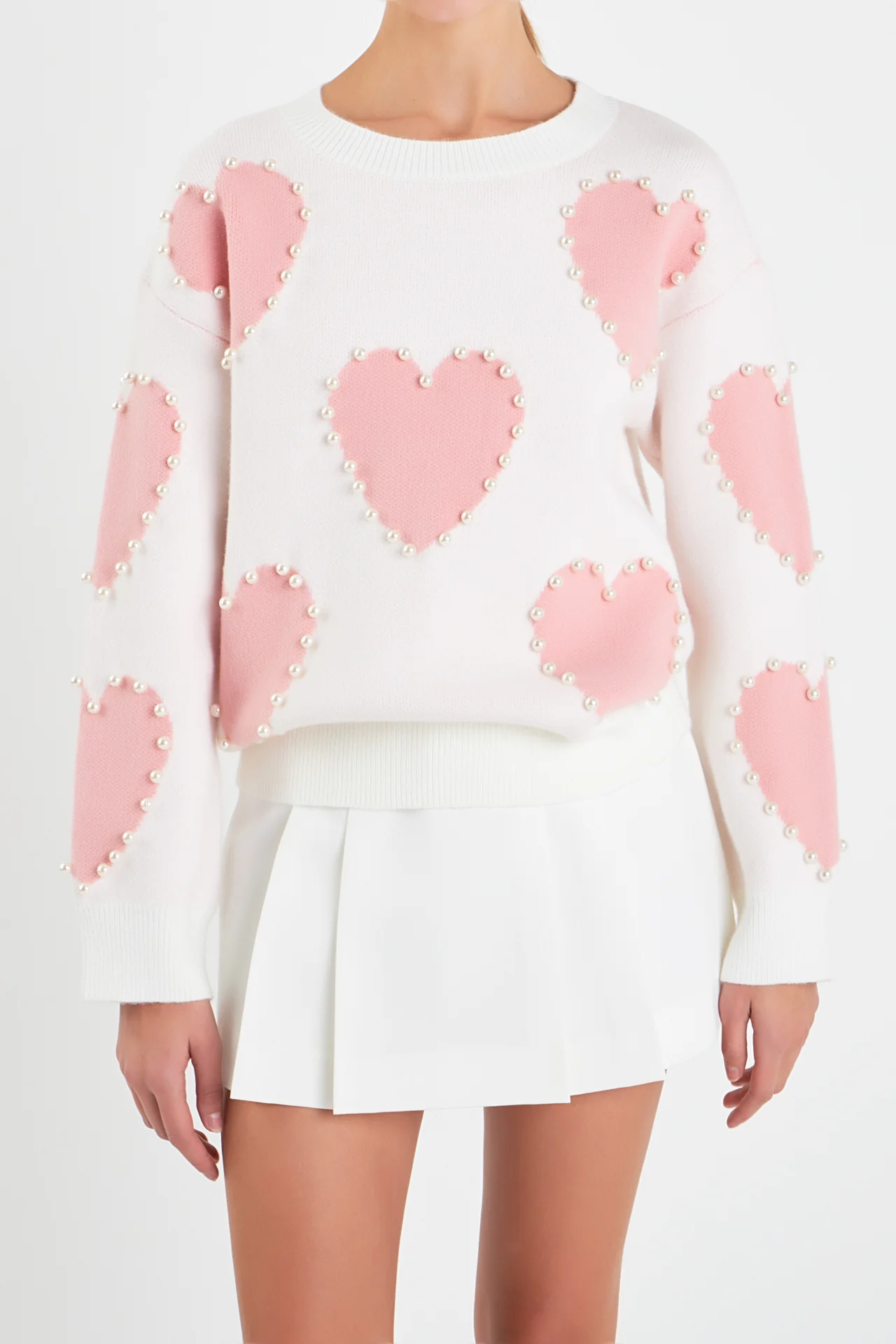Long-Sleeve Heart Sweater - Image 12