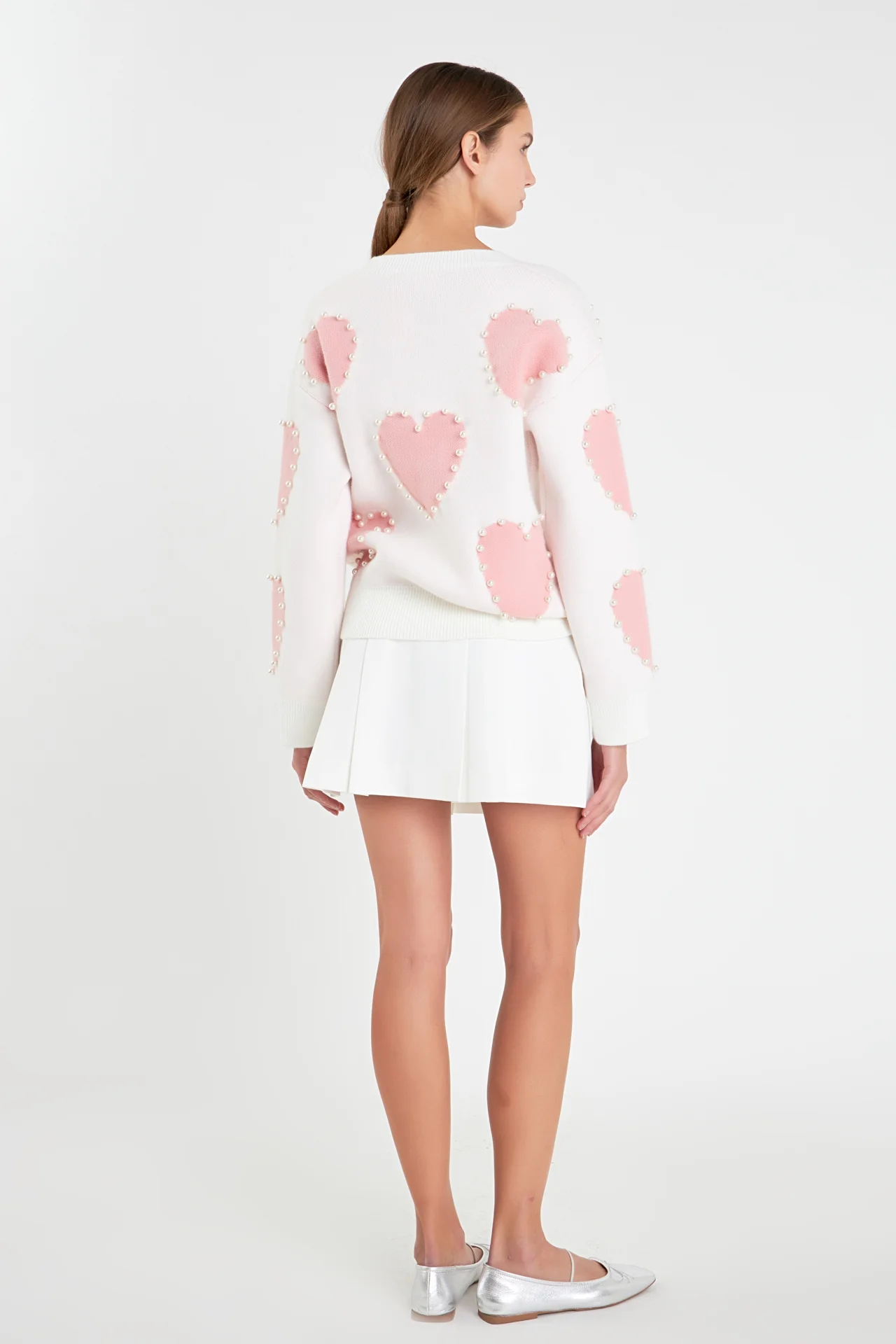 Long-Sleeve Heart Sweater - Image 14