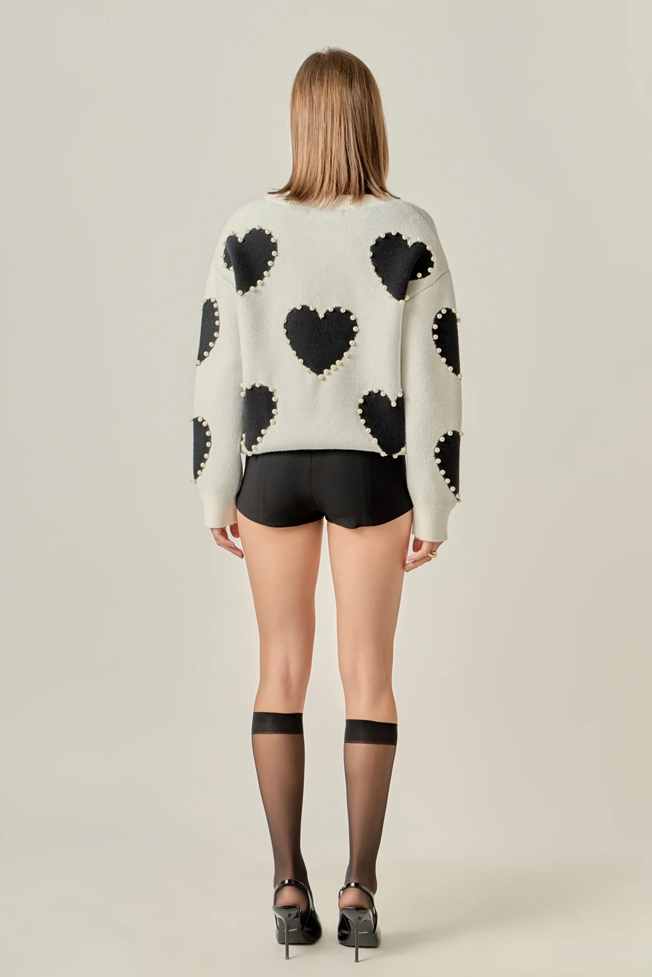 Long-Sleeve Heart Sweater - Image 4