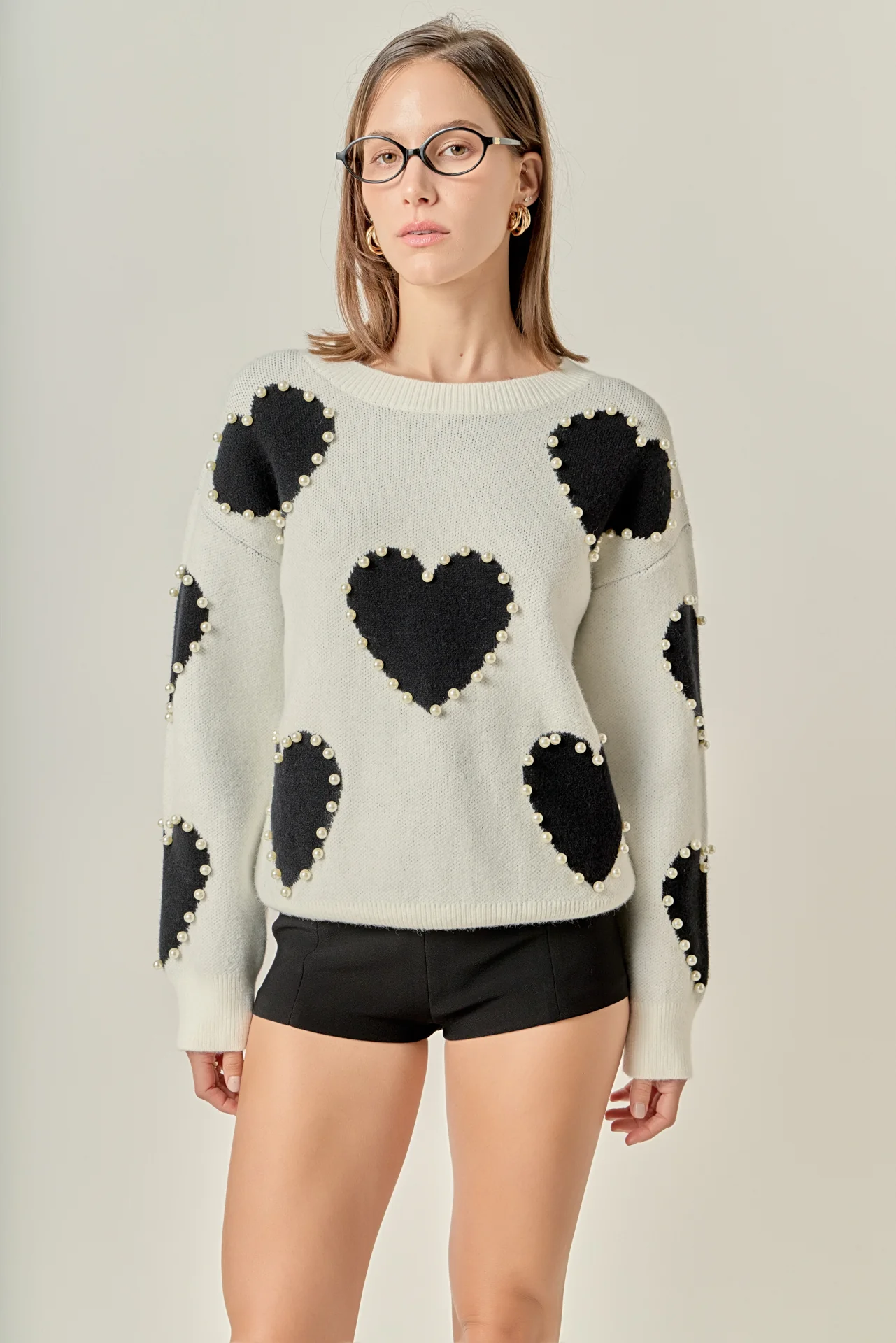 Long-Sleeve Heart Sweater - Image 5