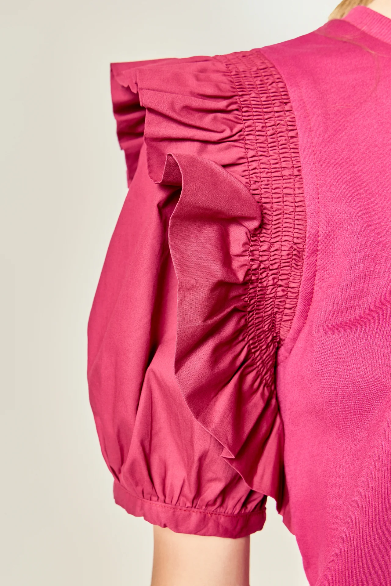 Ruffle Sleeve T-Shirt - Image 3