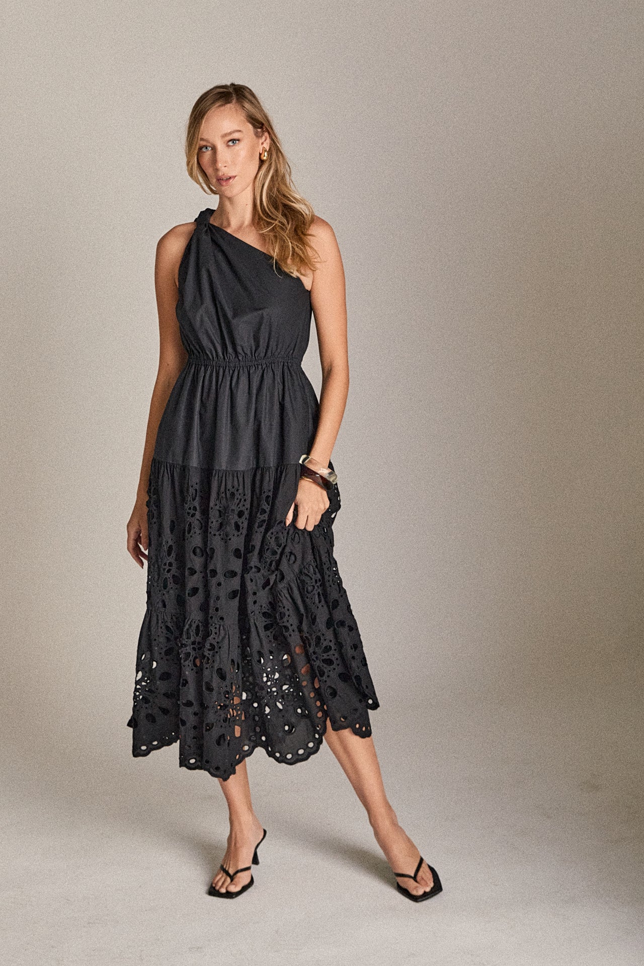 The Lila Laser Cut Dress - Image 5