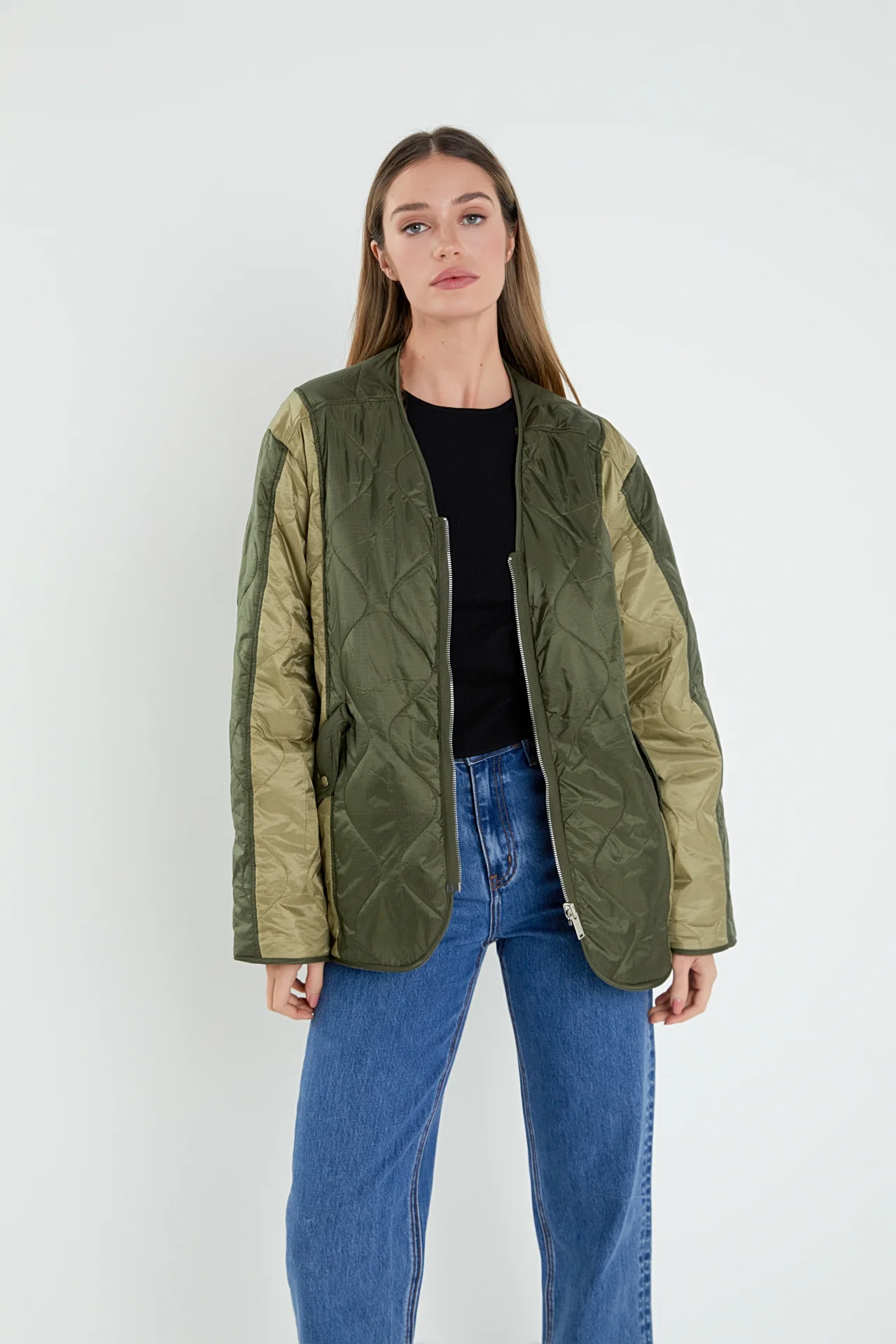 Oversized Quilted Jacket - Image 10