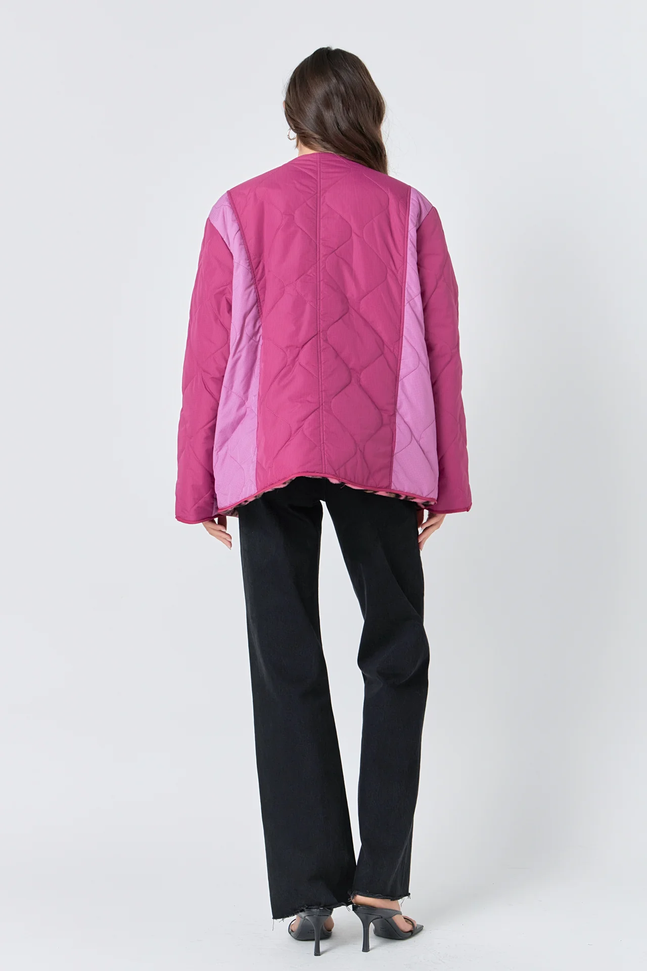 Oversized Quilted Jacket - Image 4