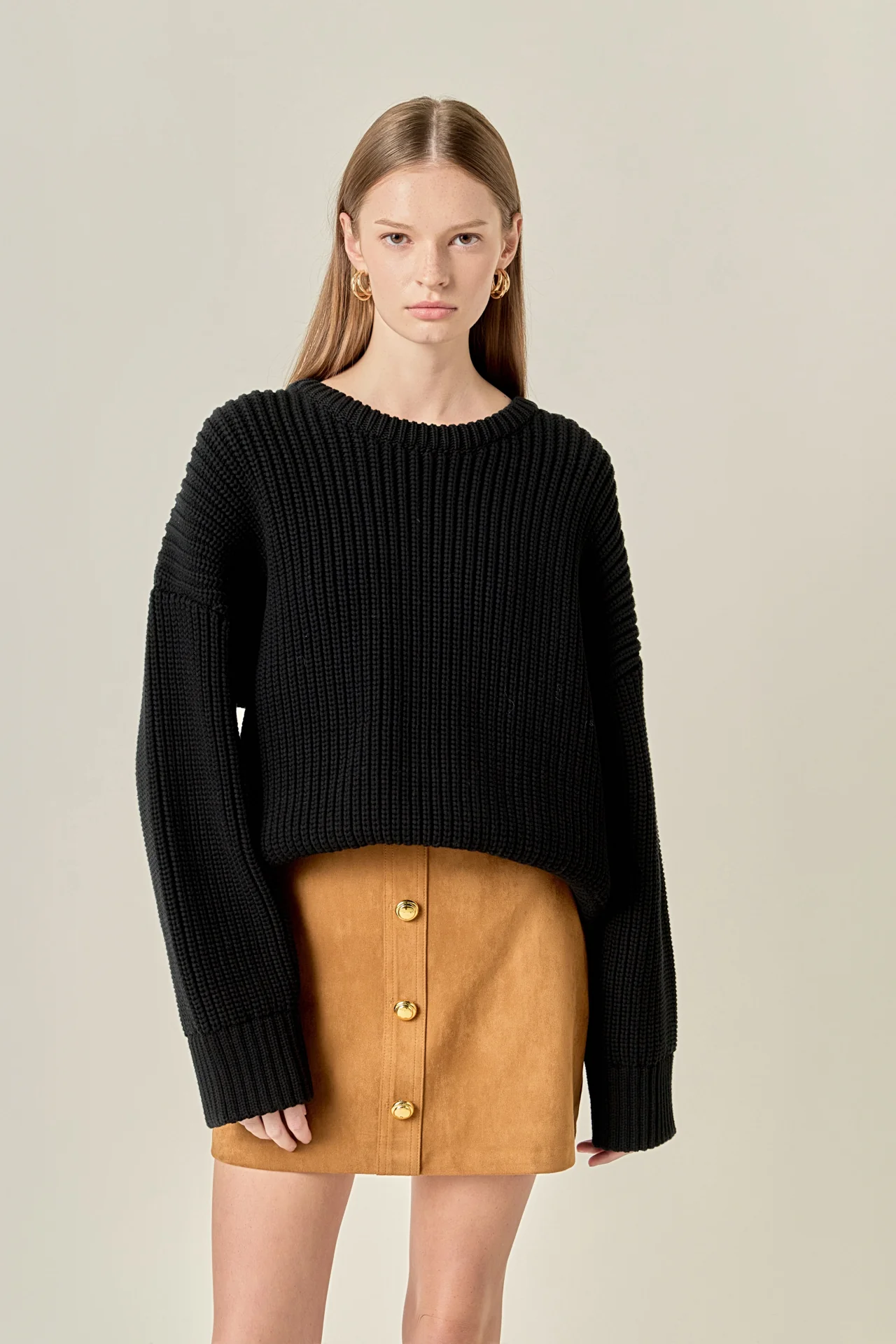 Oversize Ribbed Sweater - Image 10