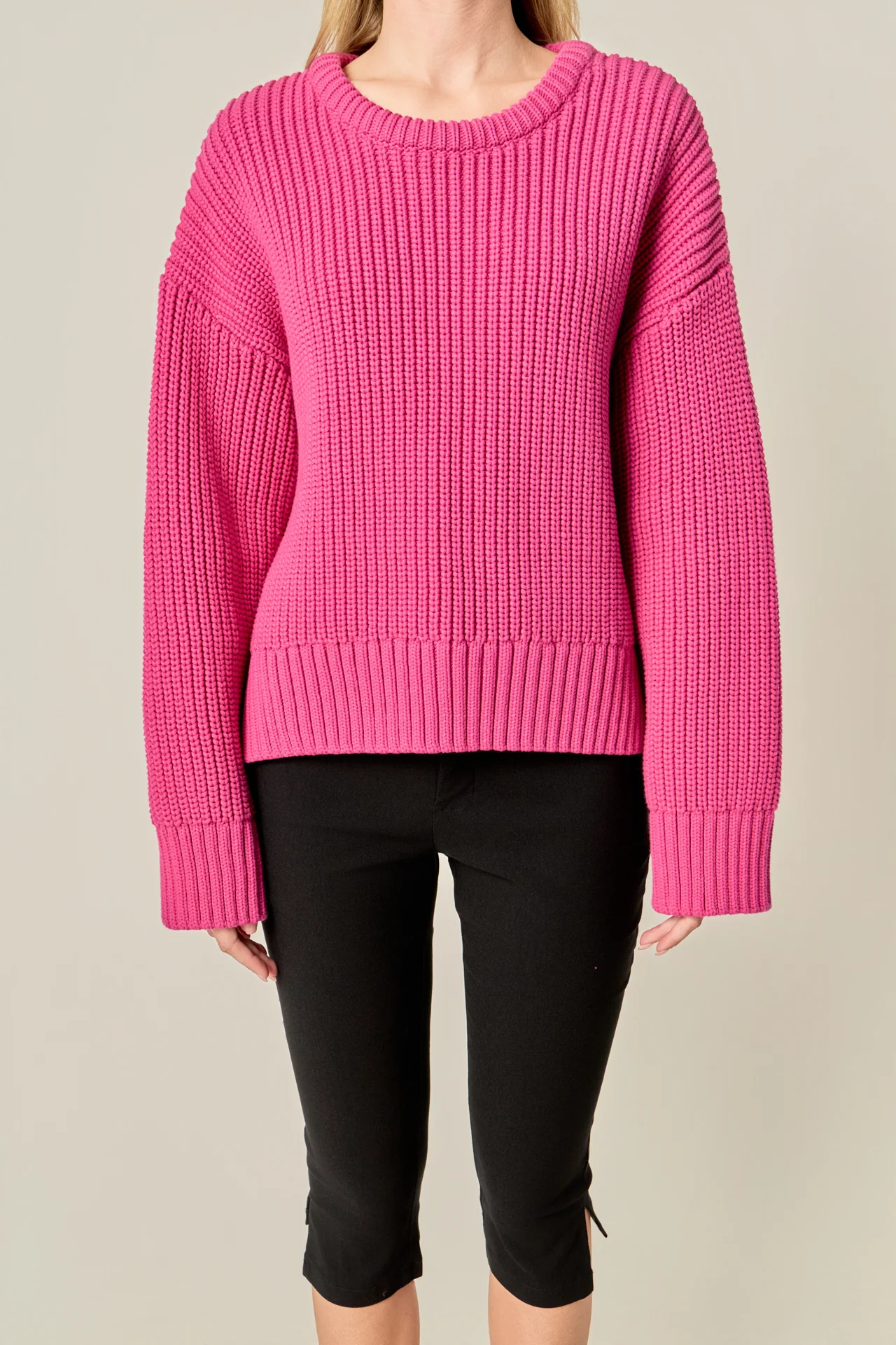 Oversize Ribbed Sweater - Image 12