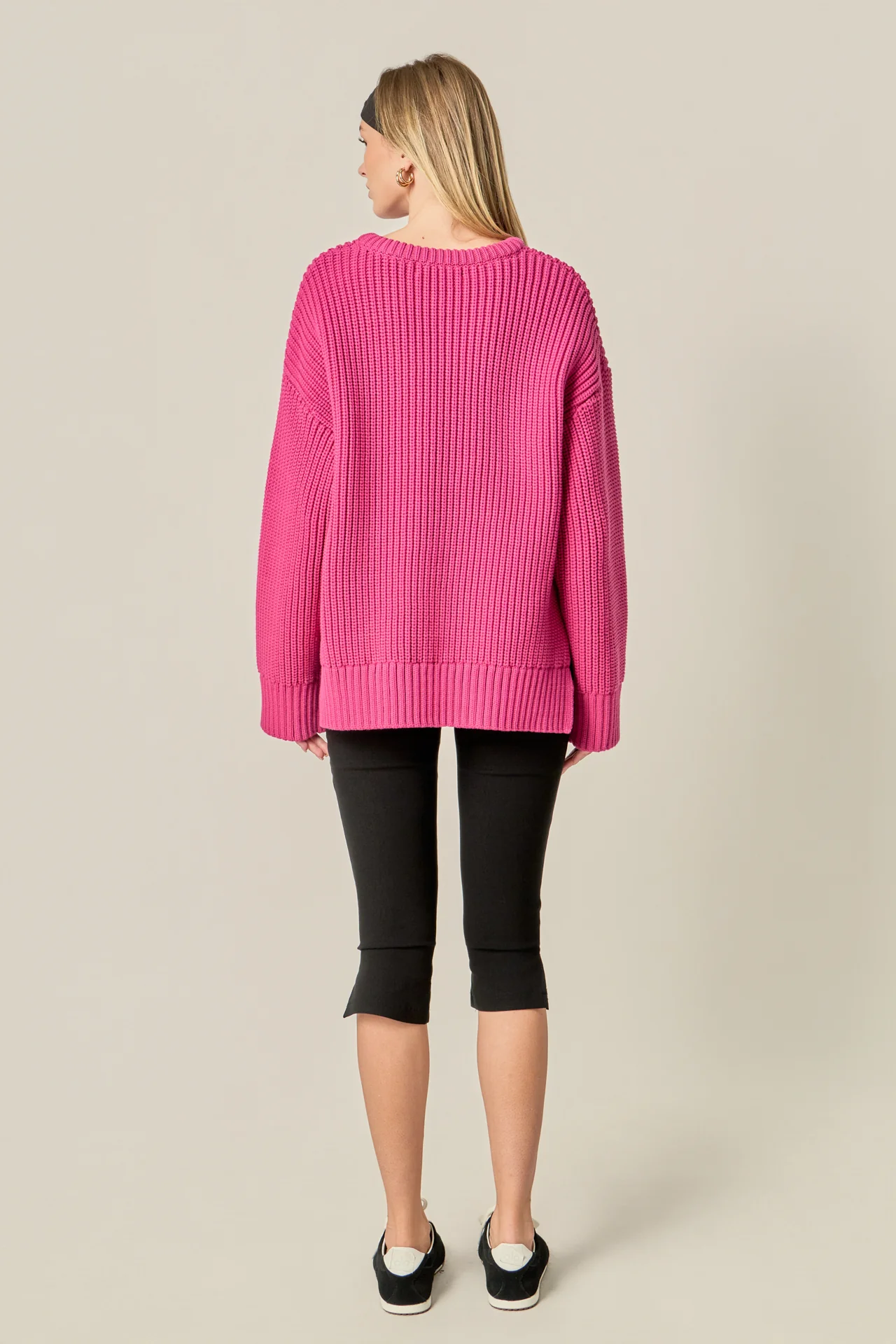 Oversize Ribbed Sweater - Image 14