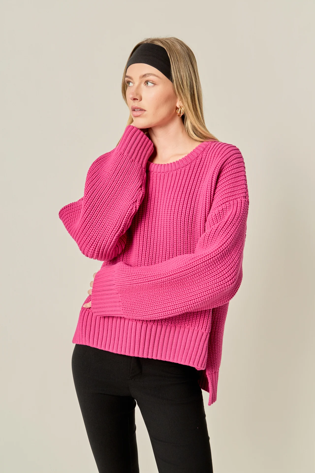 Oversize Ribbed Sweater - Image 15