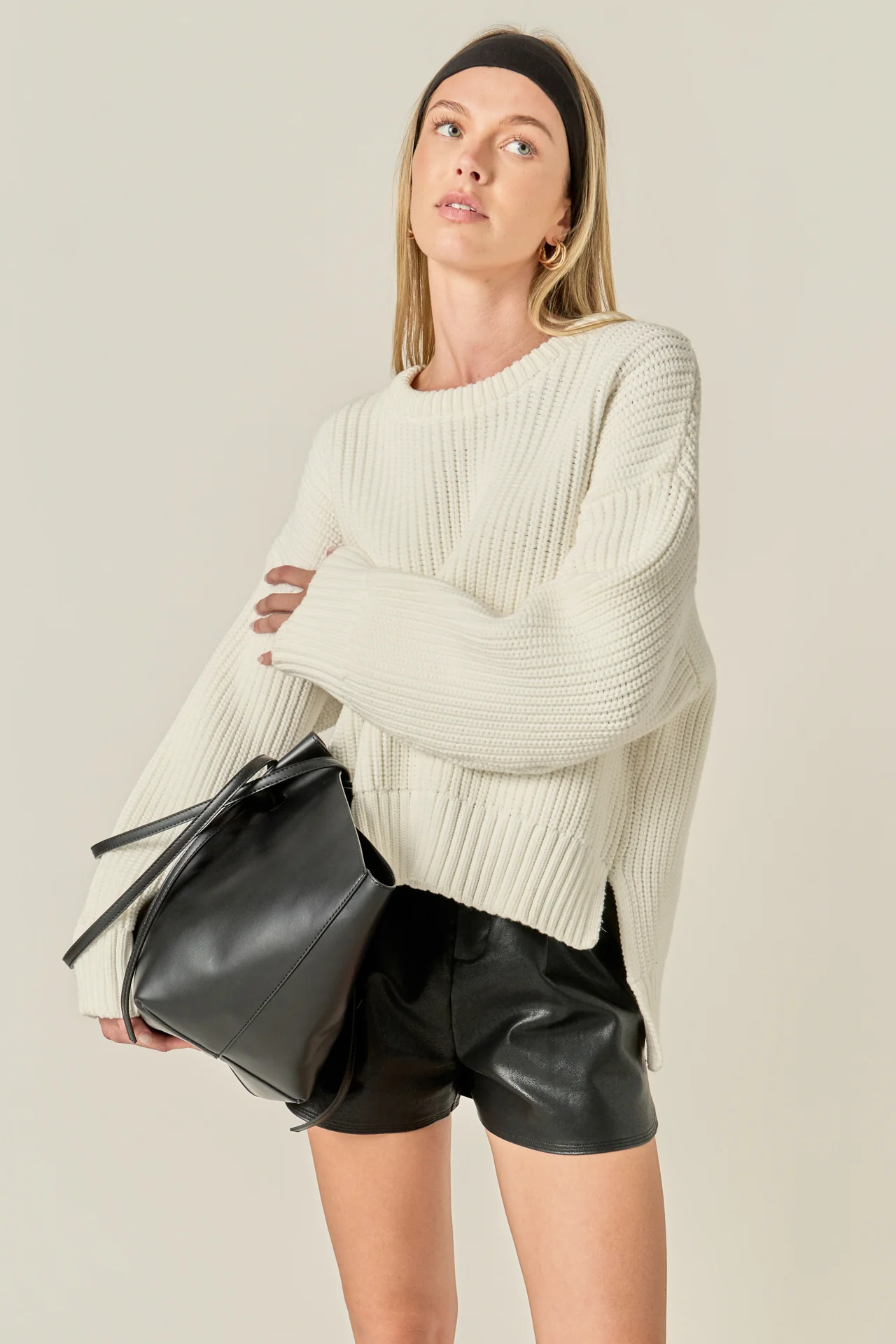 Oversize Ribbed Sweater - Image 5