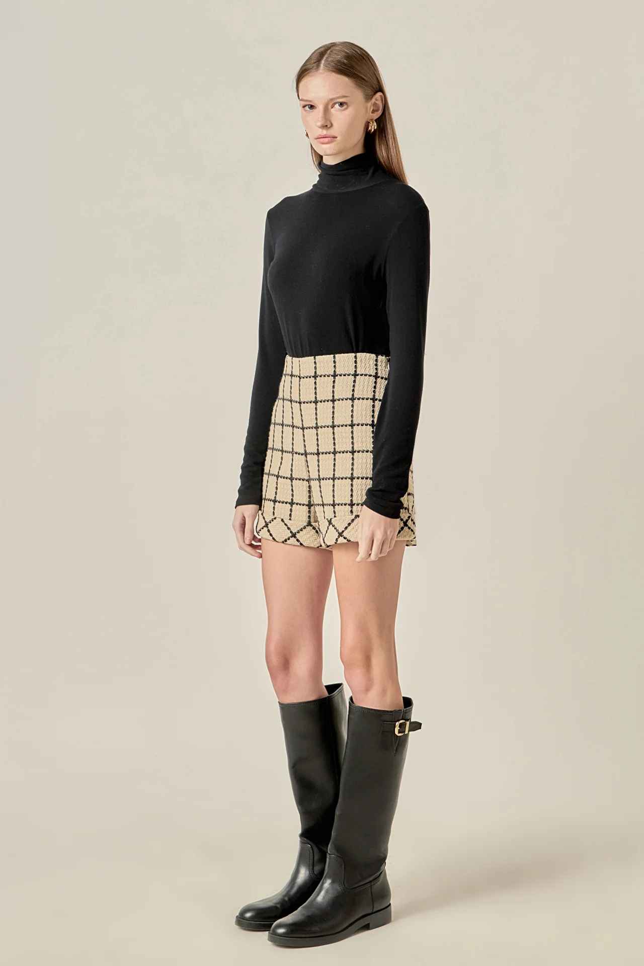 Plaid Cuffed Shorts - Image 3