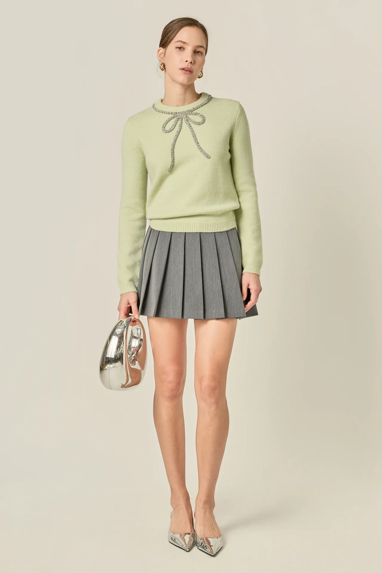 Rhinestone Bow Knit - Image 19