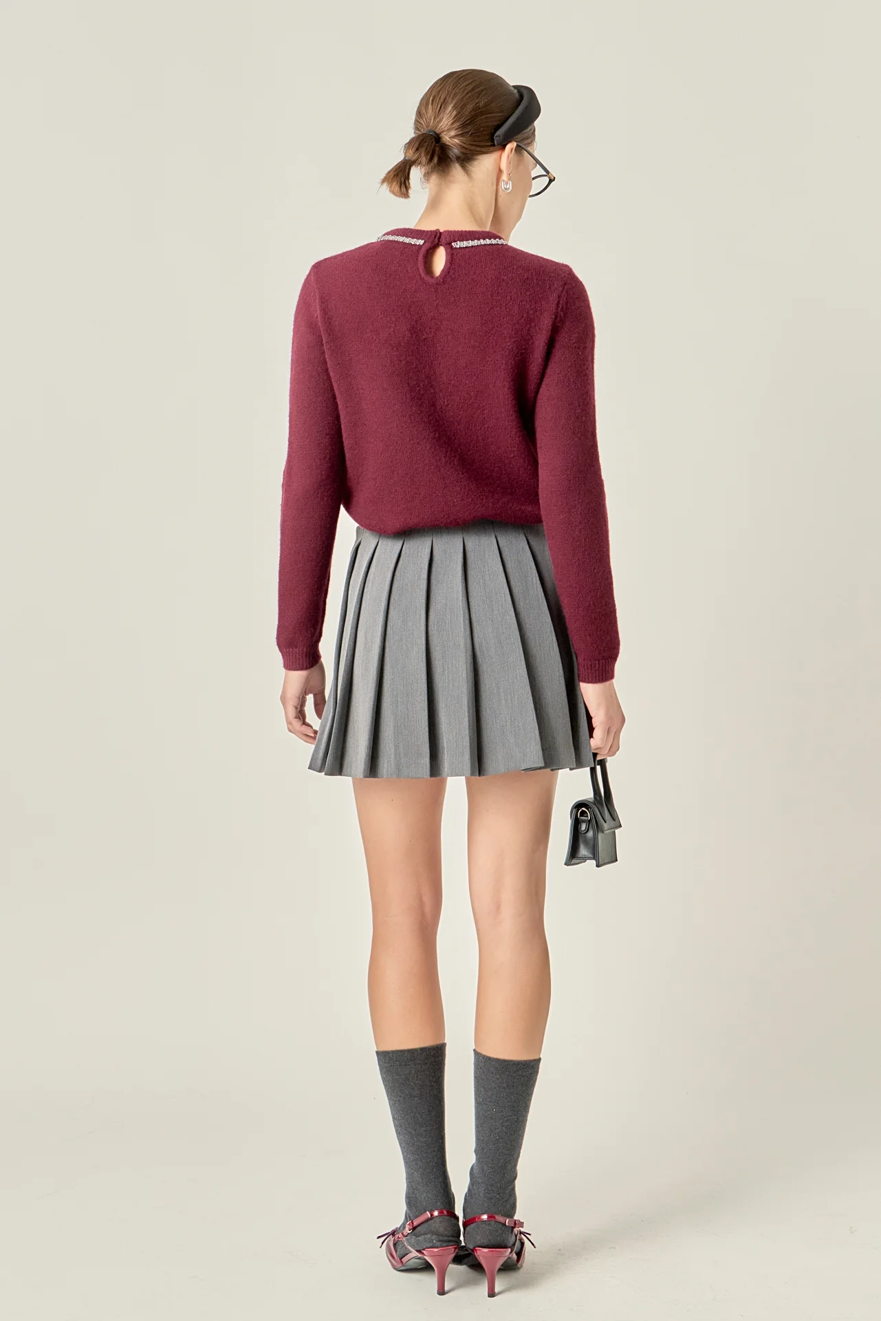 Rhinestone Bow Knit - Image 28