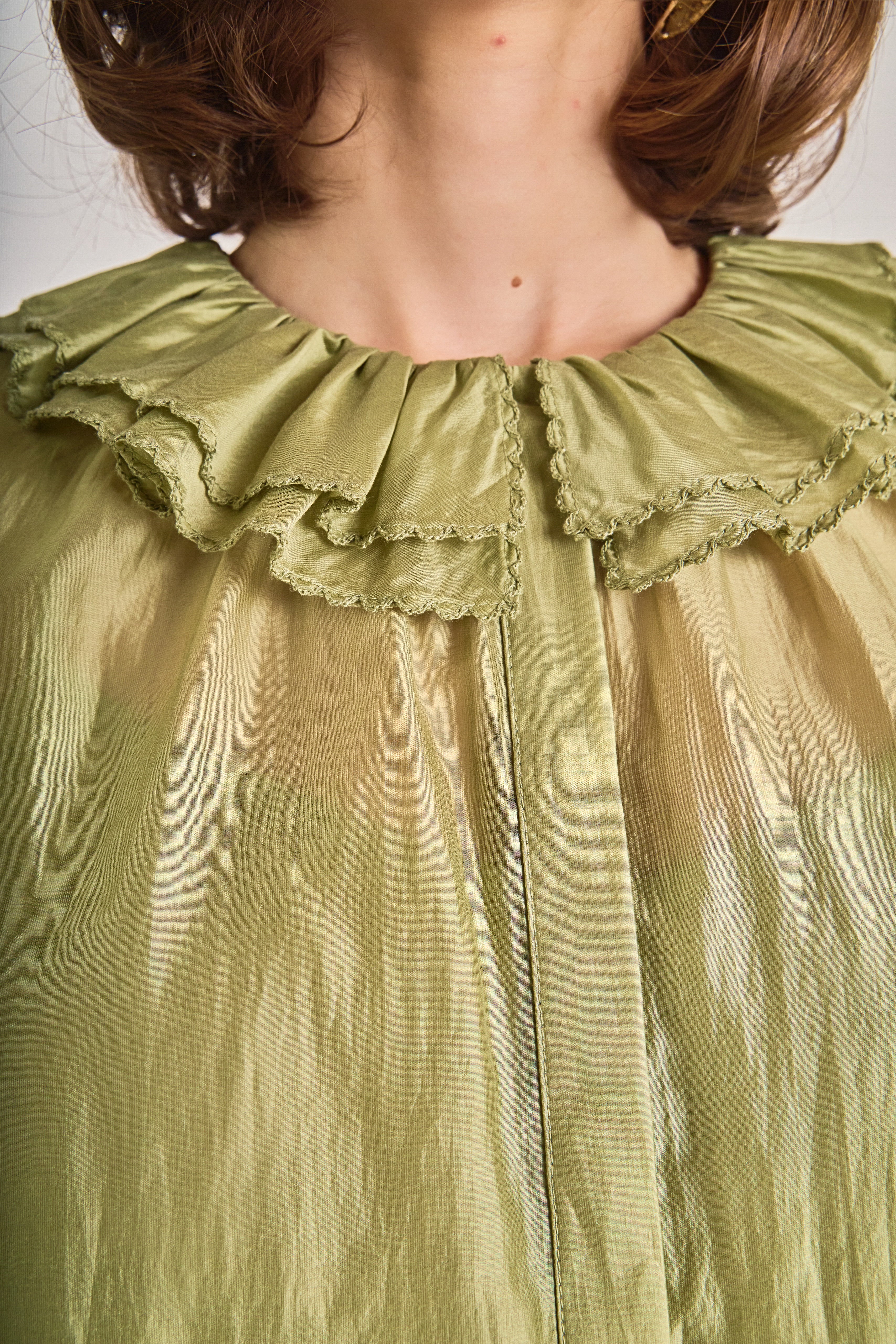 Ruffled Short Sleeves Blouse - Image 3