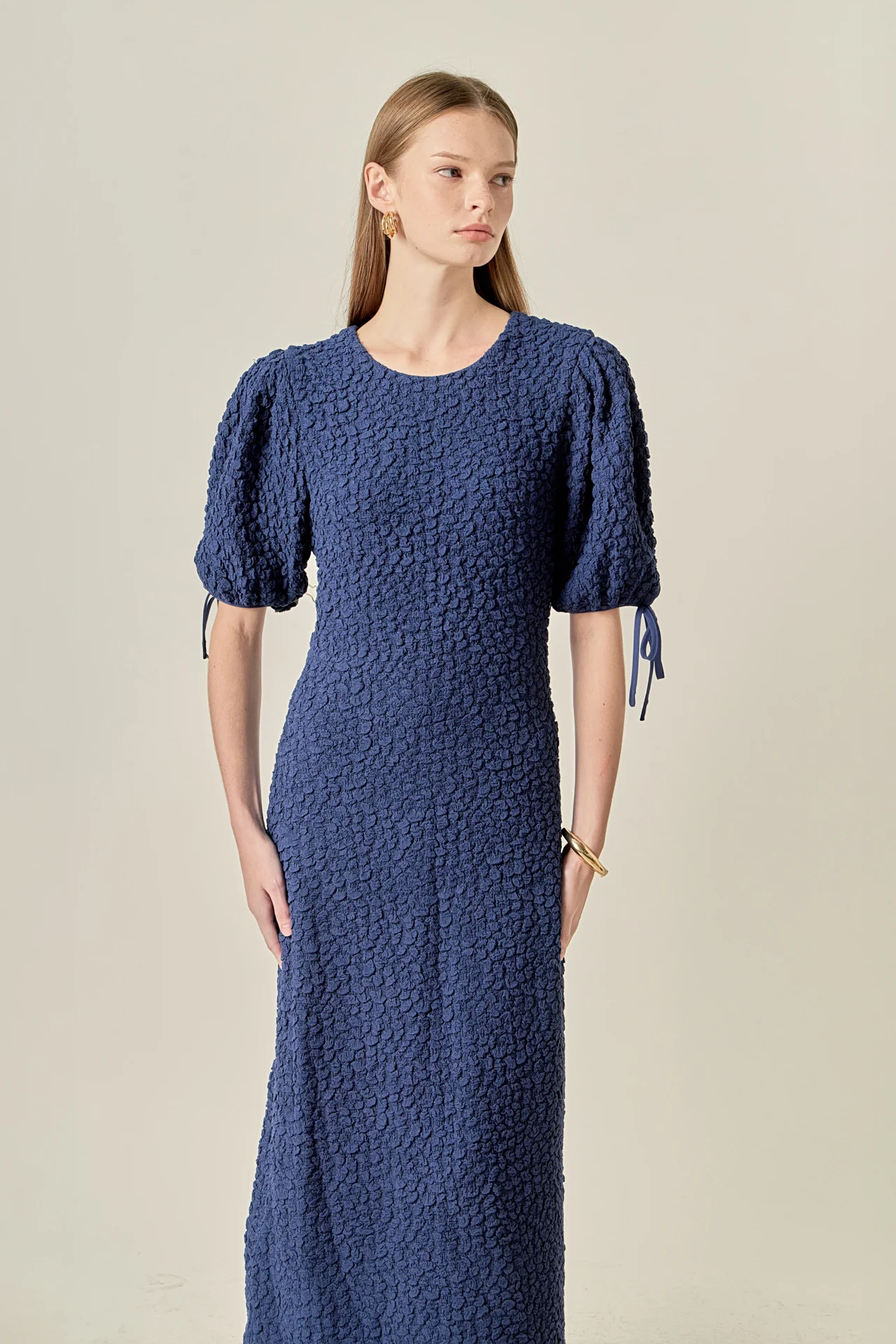 Smocked Midi Dress - Image 10