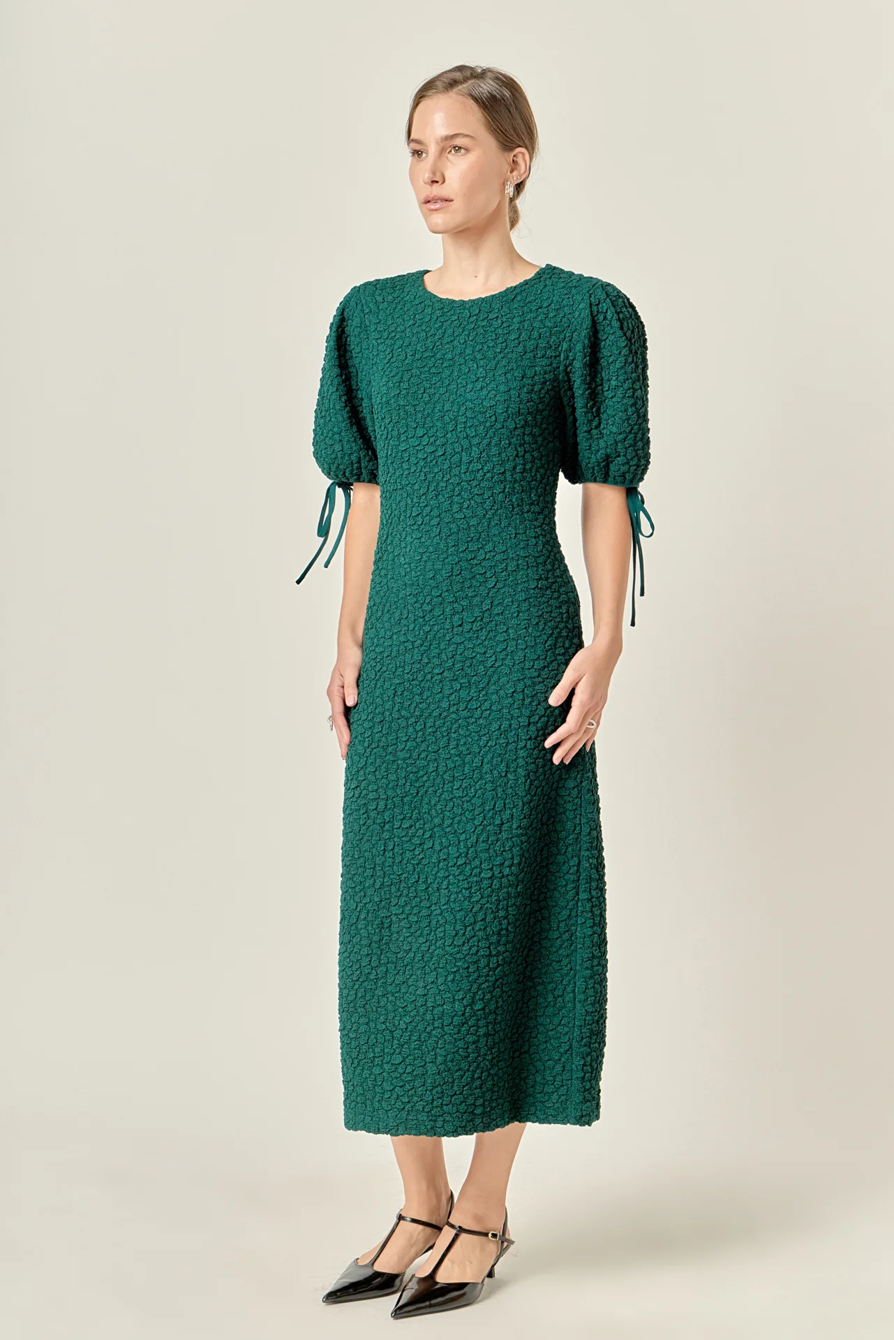 Smocked Midi Dress - Image 13