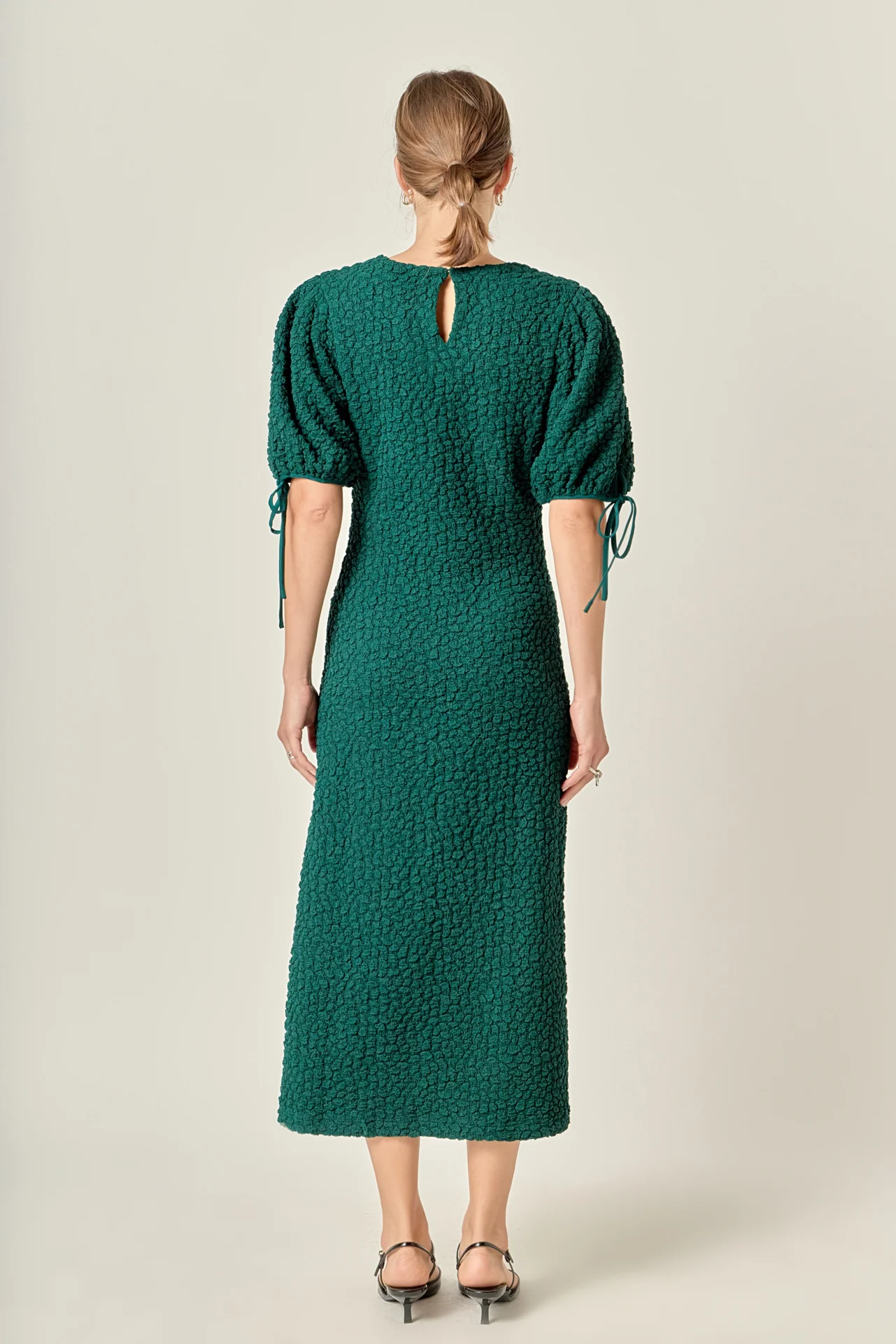 Smocked Midi Dress - Image 14