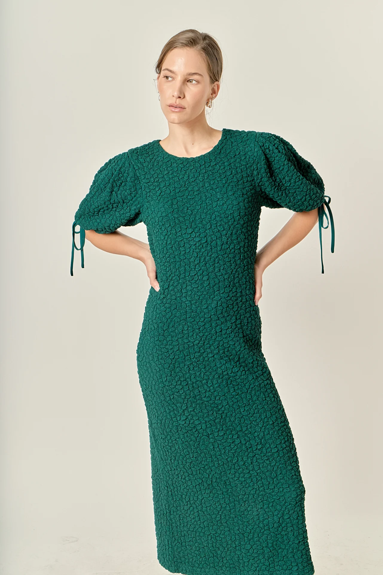 Smocked Midi Dress - Image 15