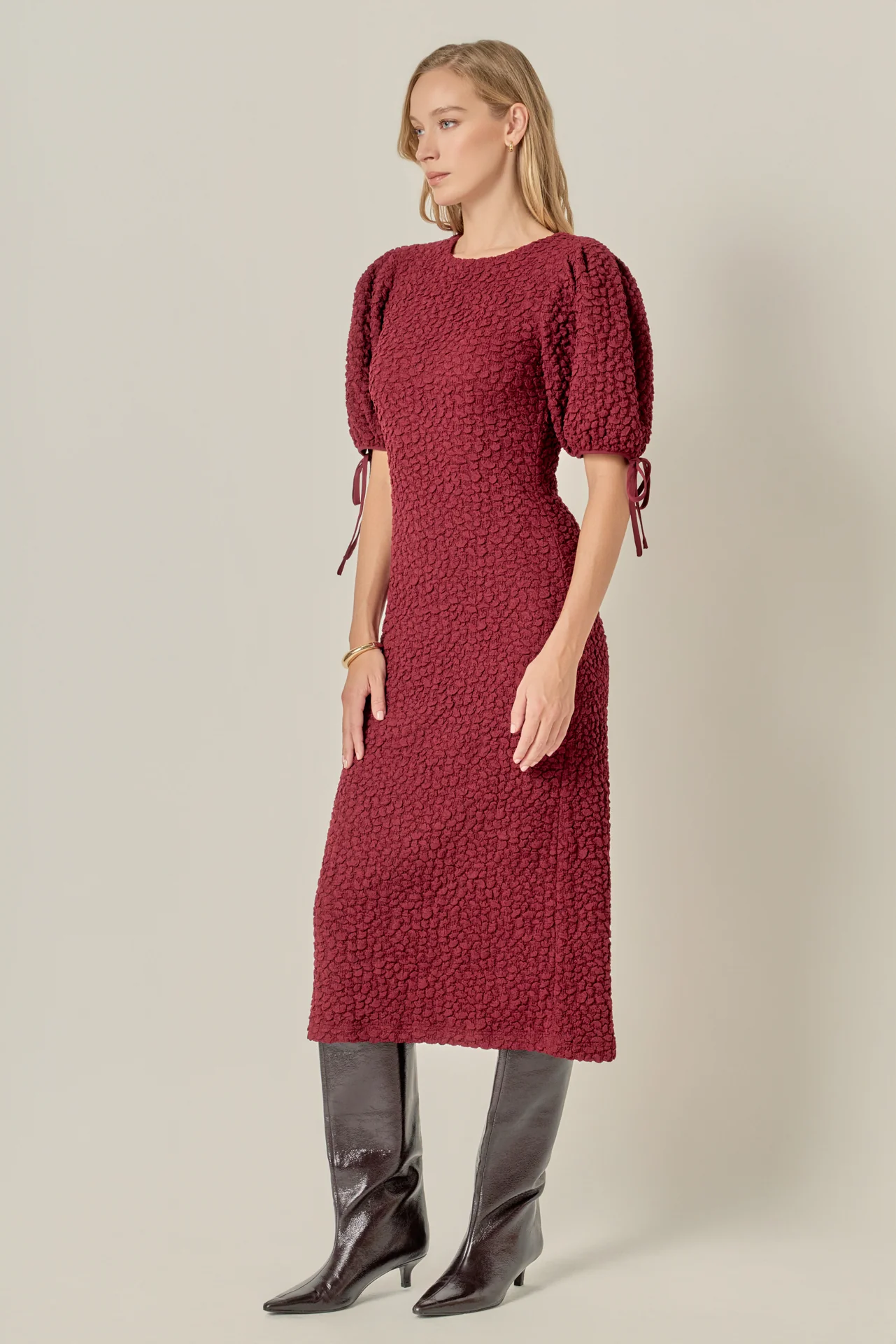 Smocked Midi Dress - Image 18