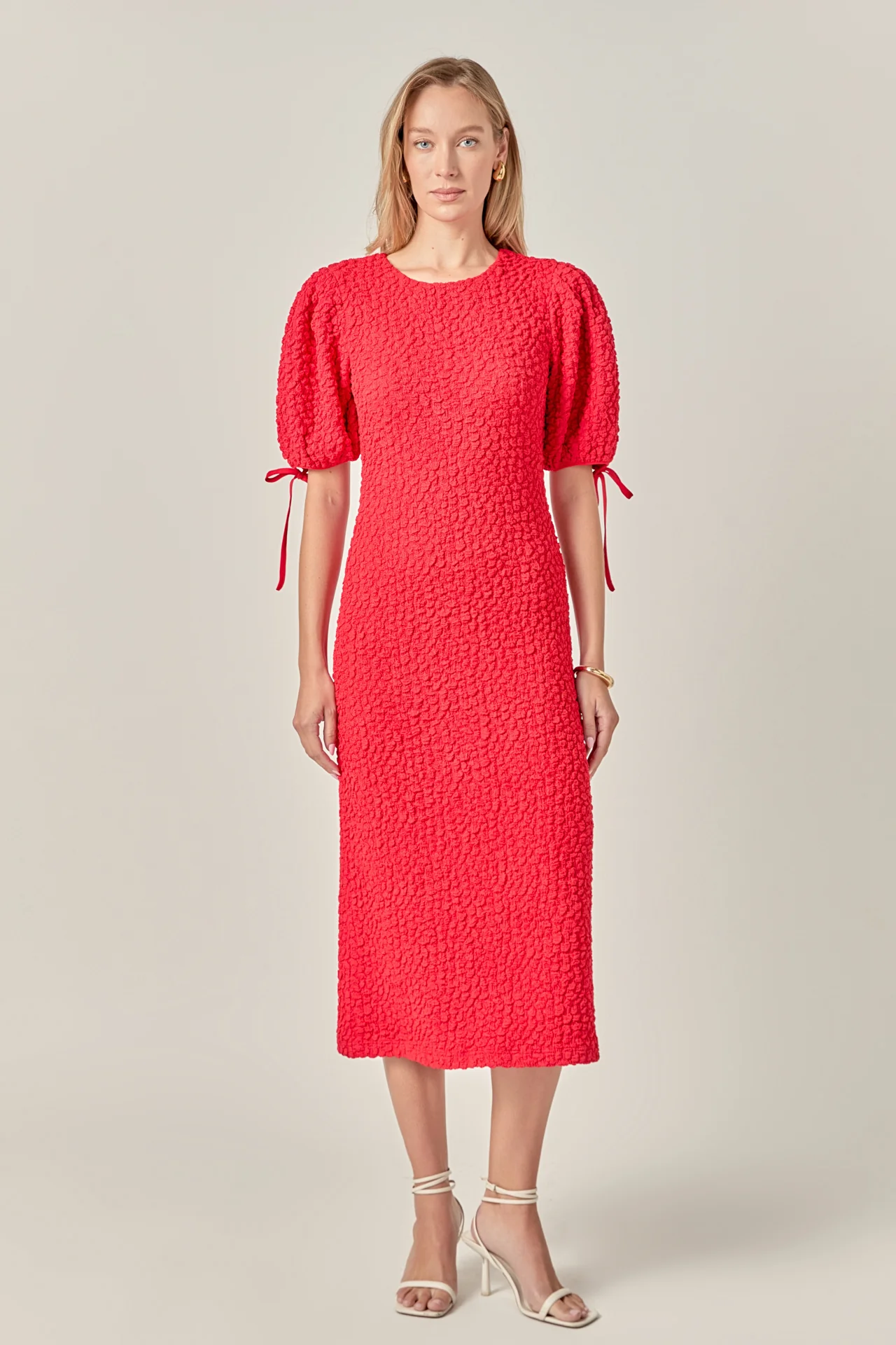 Smocked Midi Dress - Image 21