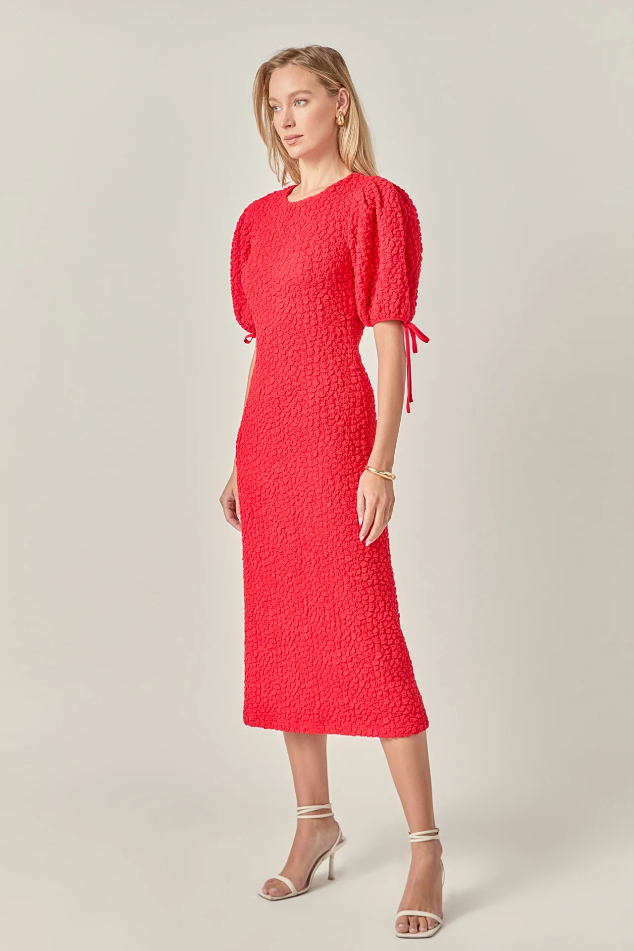 Smocked Midi Dress - Image 23