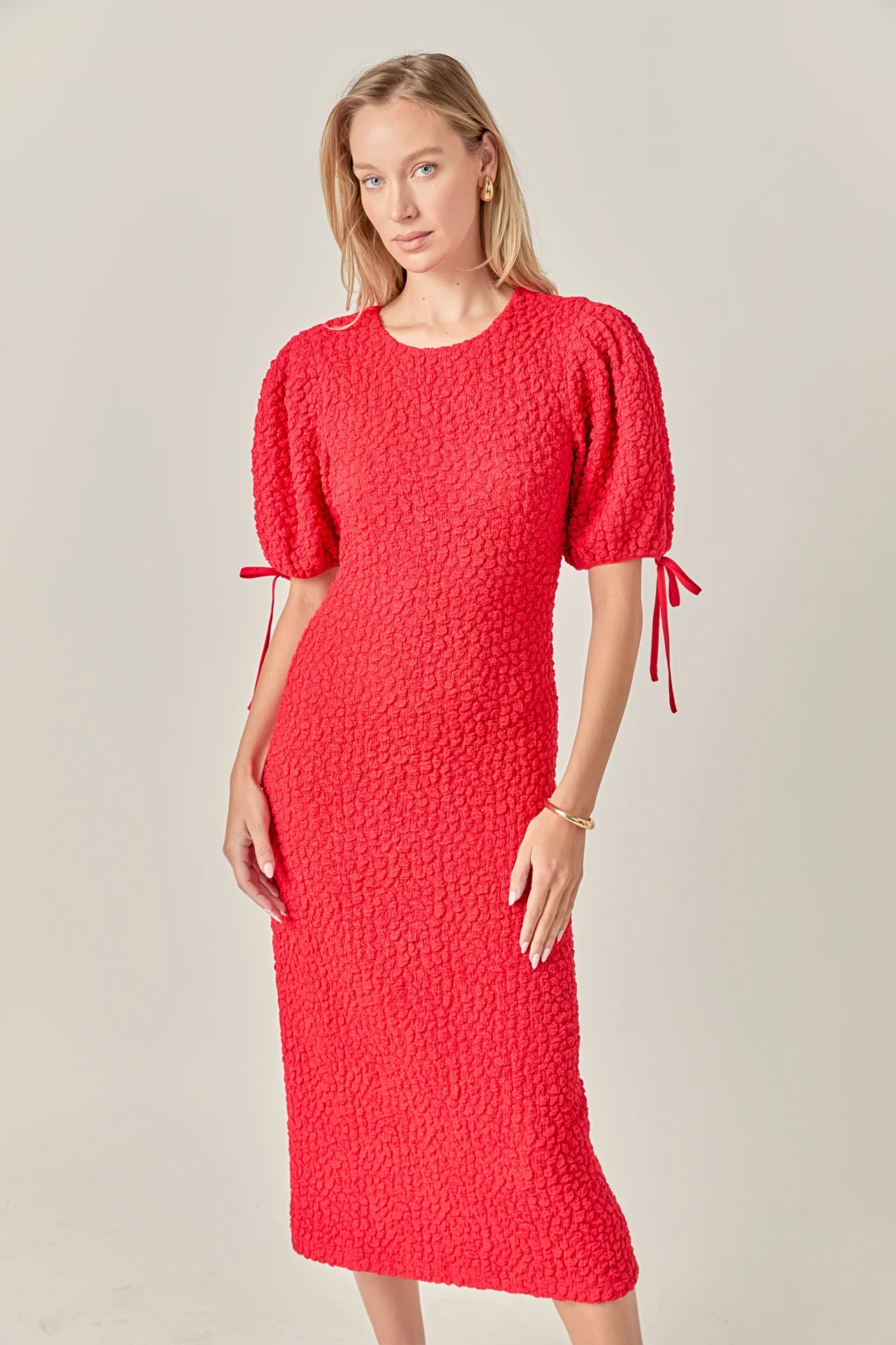 Smocked Midi Dress - Image 25