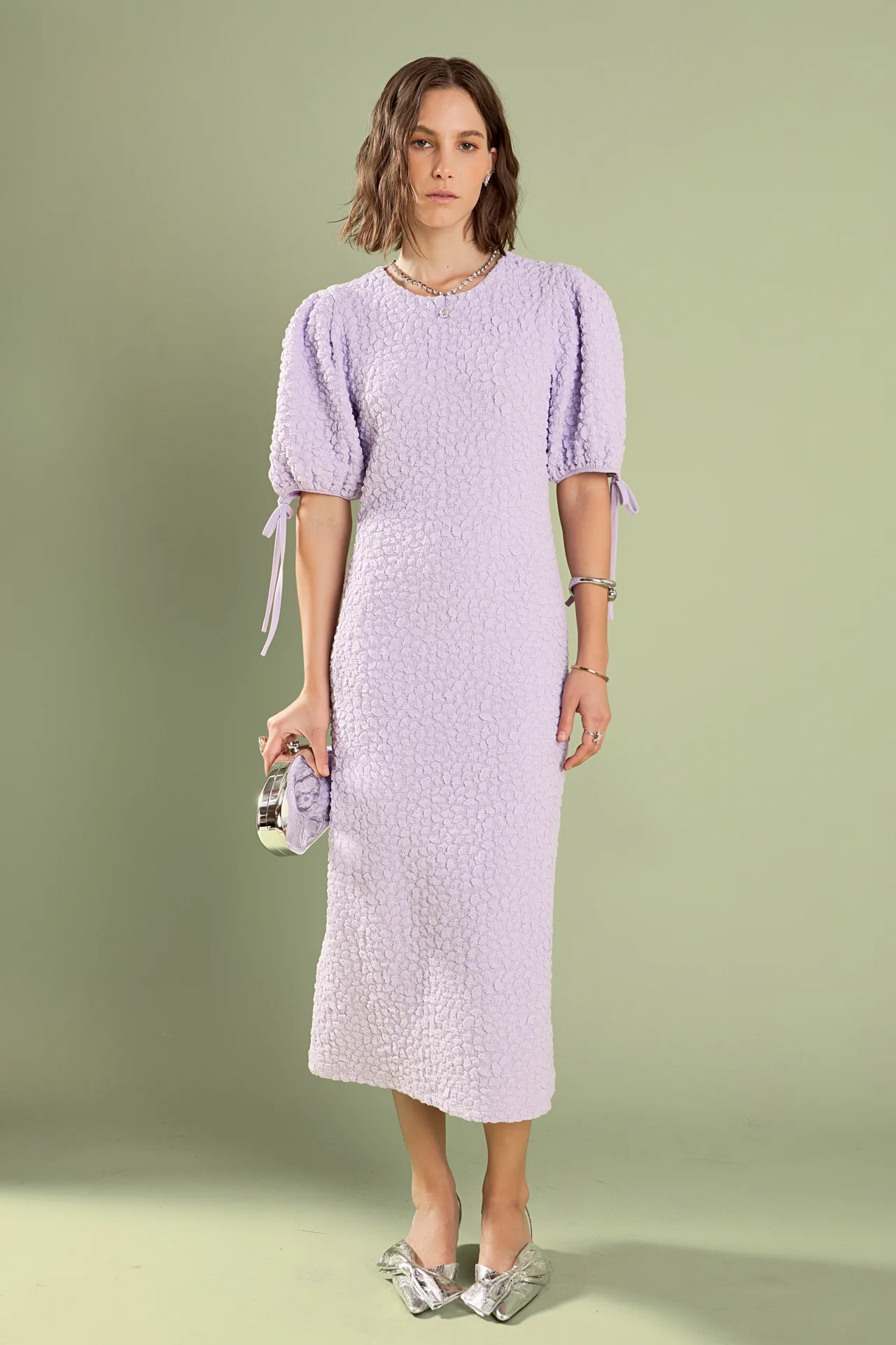 Smocked Midi Dress - Image 26