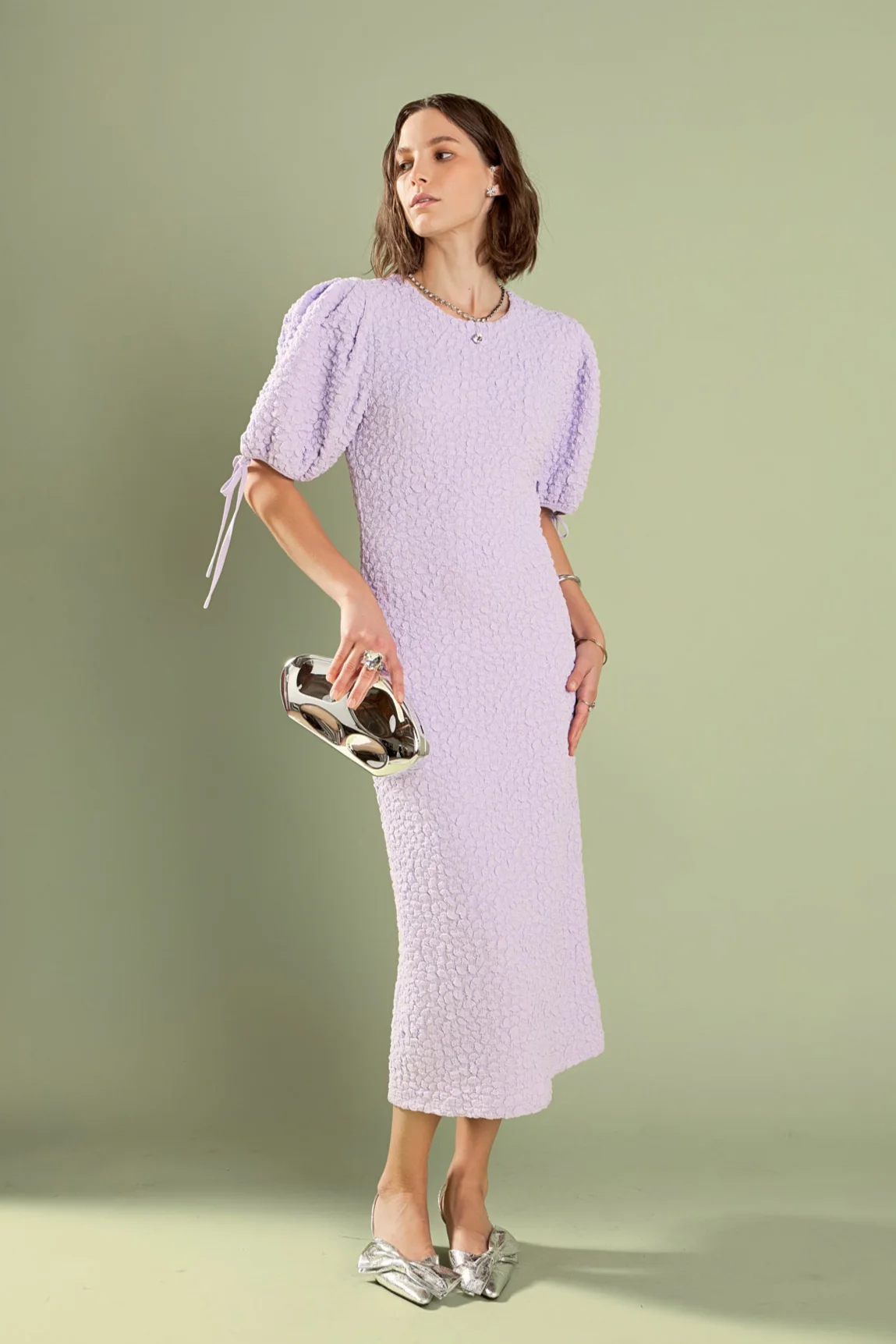Smocked Midi Dress - Image 30